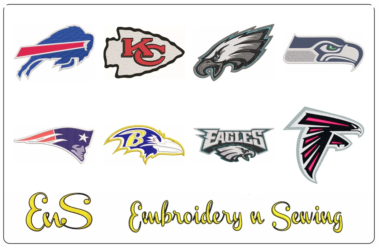 NFL Team Logos Mega Pack