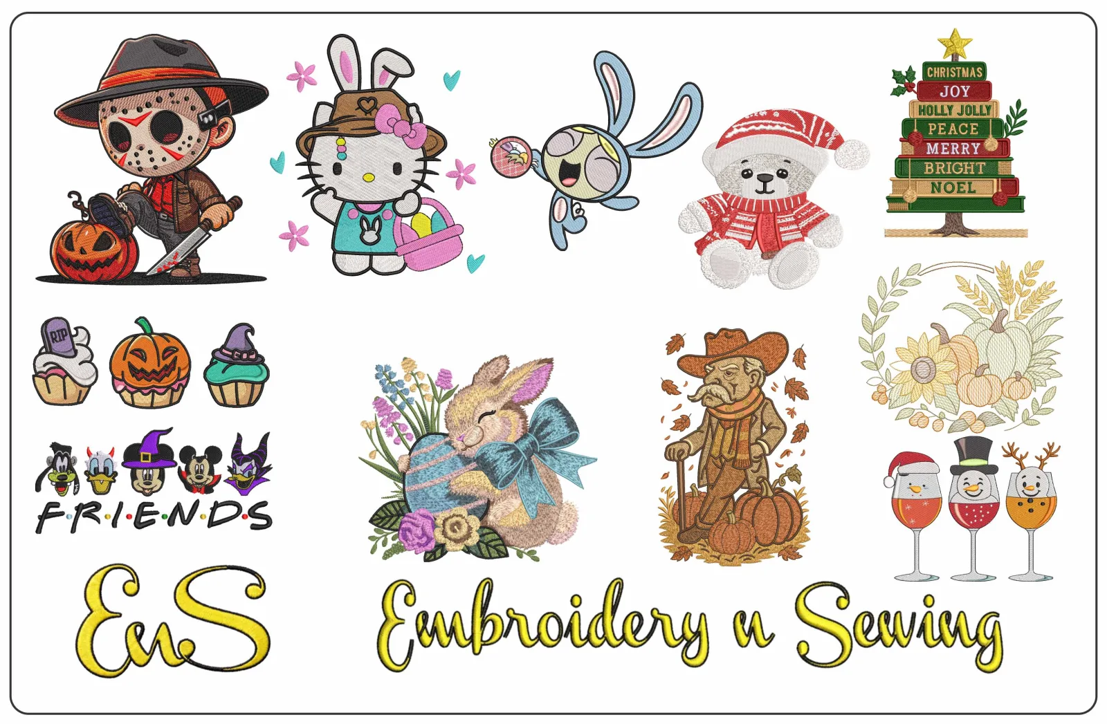 Seasonal Embroidery Designs