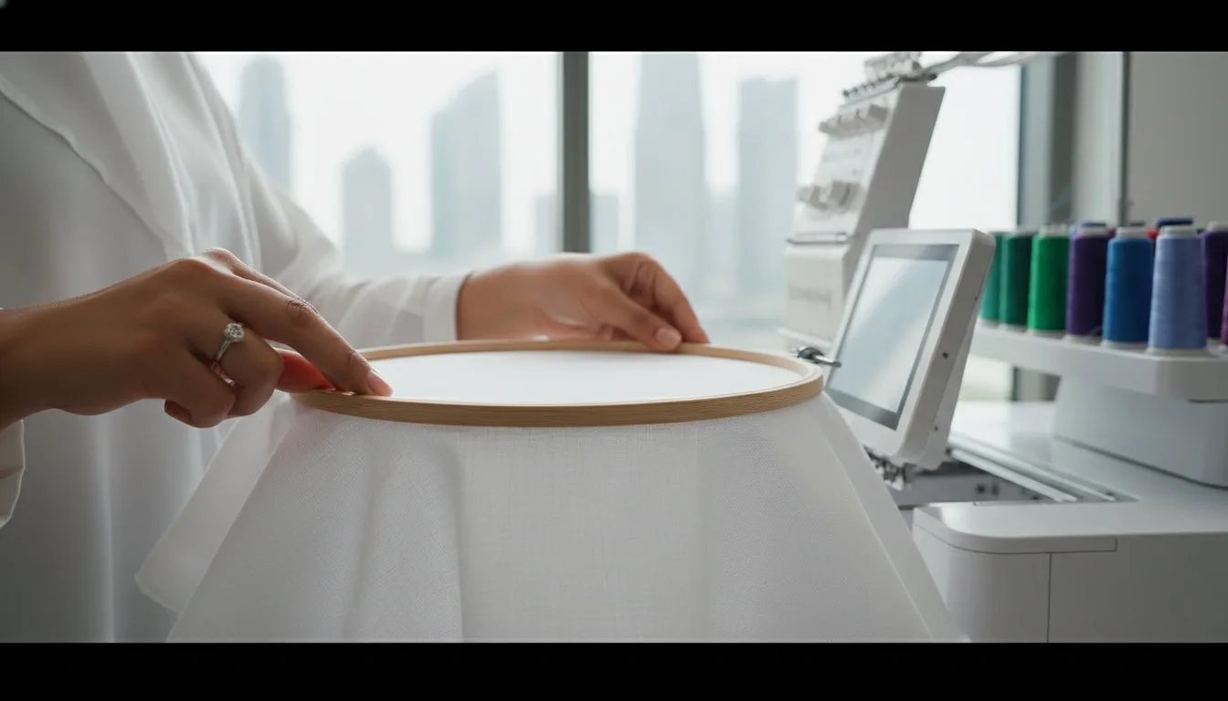 How to Hoop Fabric Correctly: The Secret to Flawless Machine Embroidery
