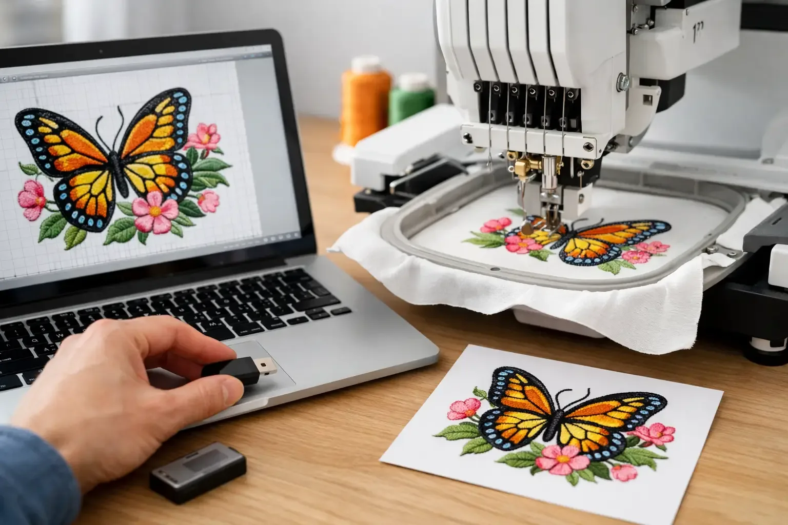 Importing the JPEG for Digital Embroidery Designs