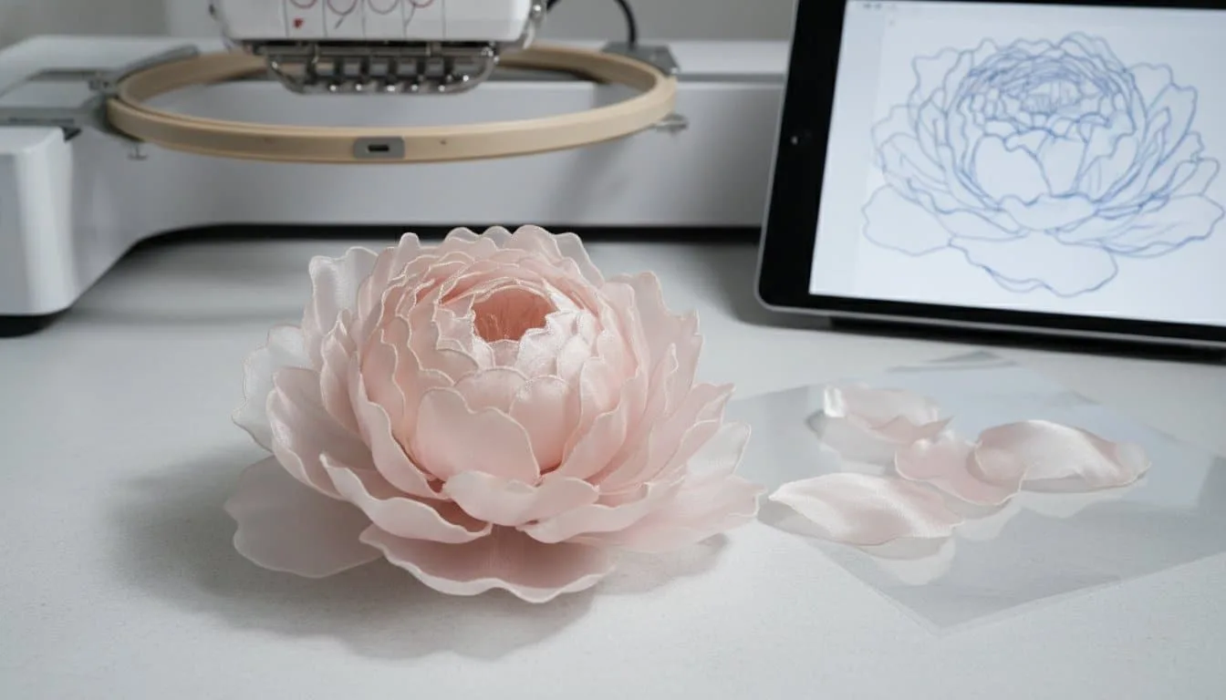 Creating 3D Flowers with Embroidery: A Guide to Dimensional Digital Designs