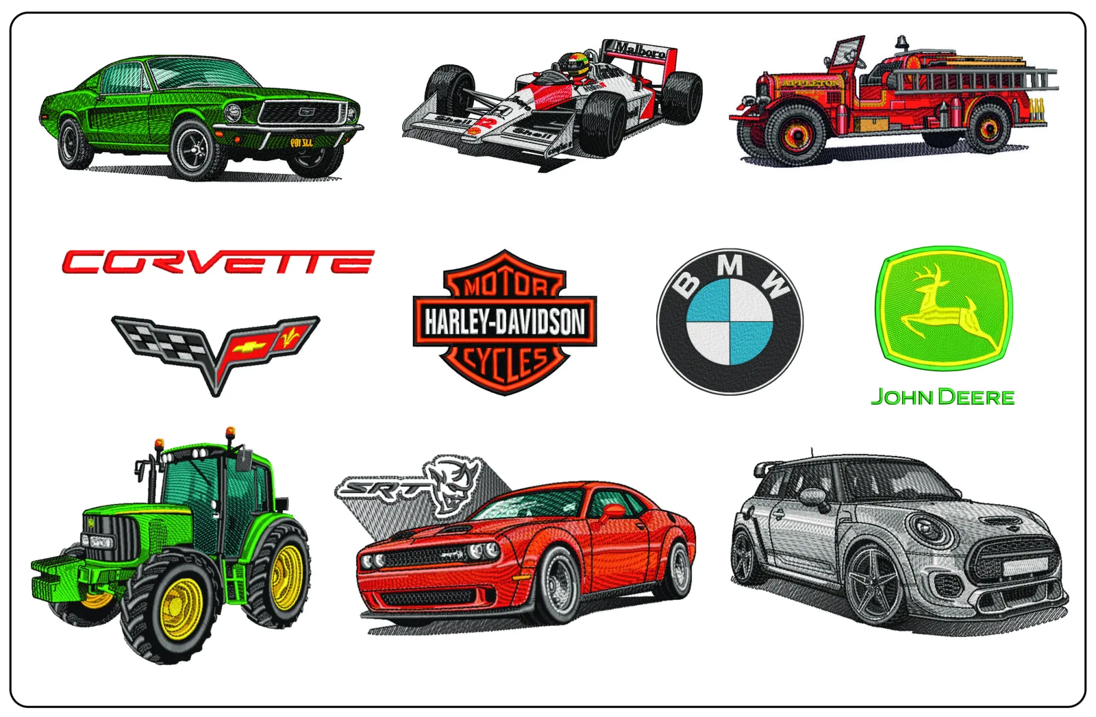 The complete guide to Car Logo Embroidery Designs