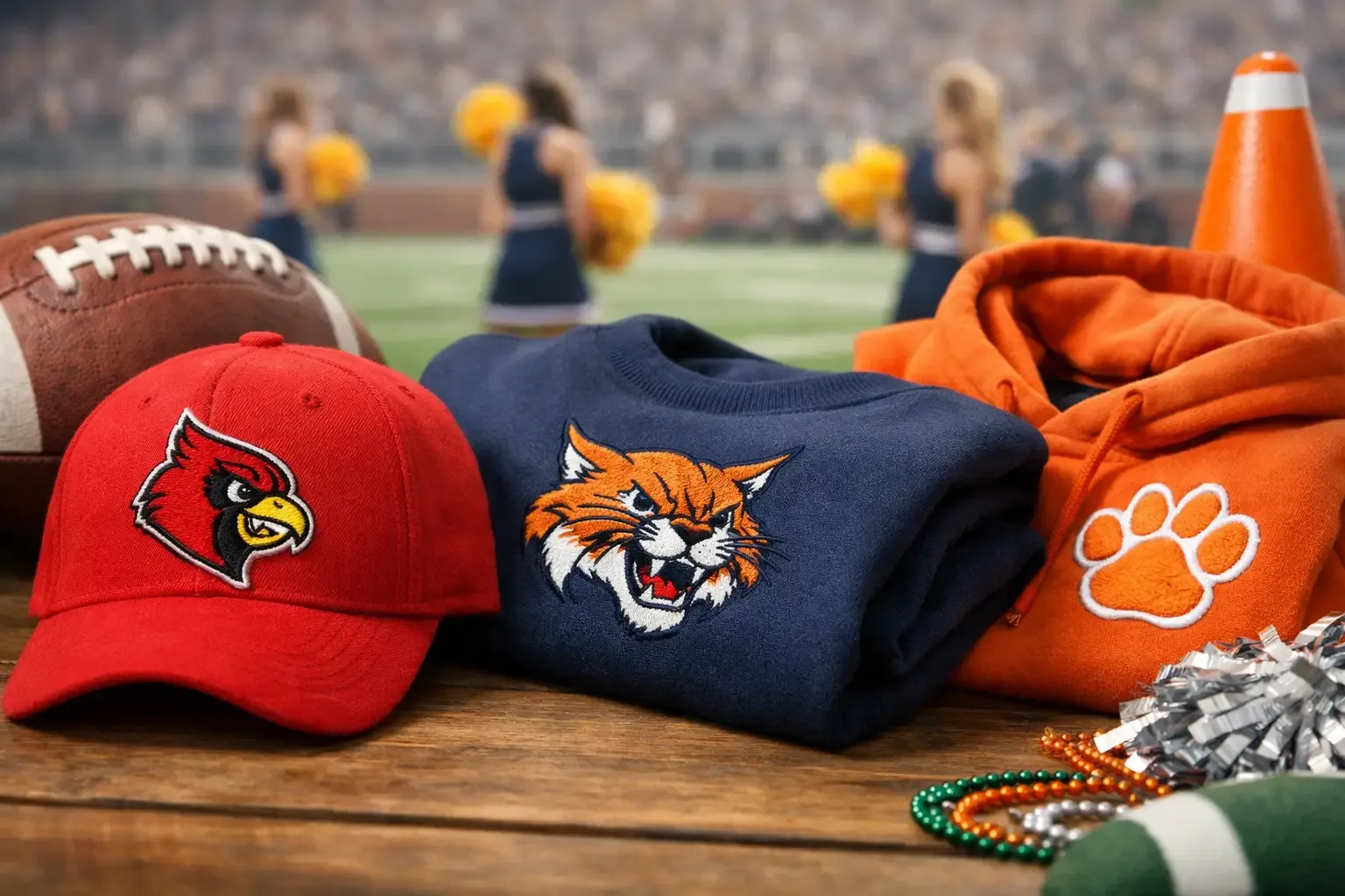 College Embroidery Designs for Every Game Day