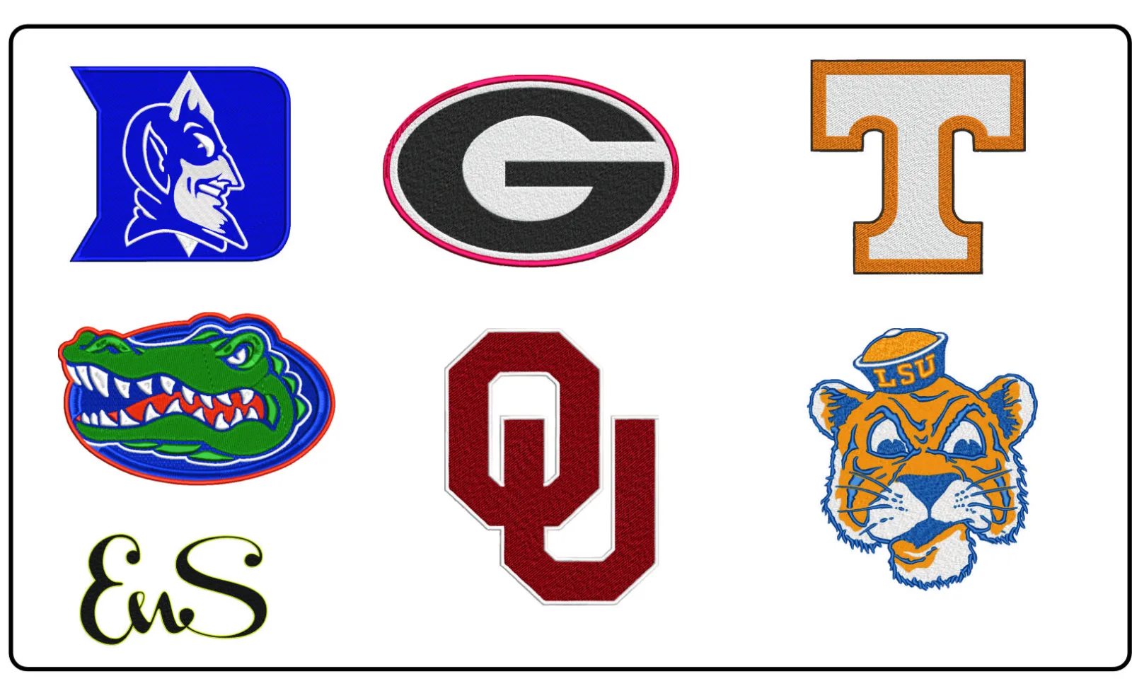 SEC Embroidery Designs: High-Quality Digital Patterns for Game-Day Projects