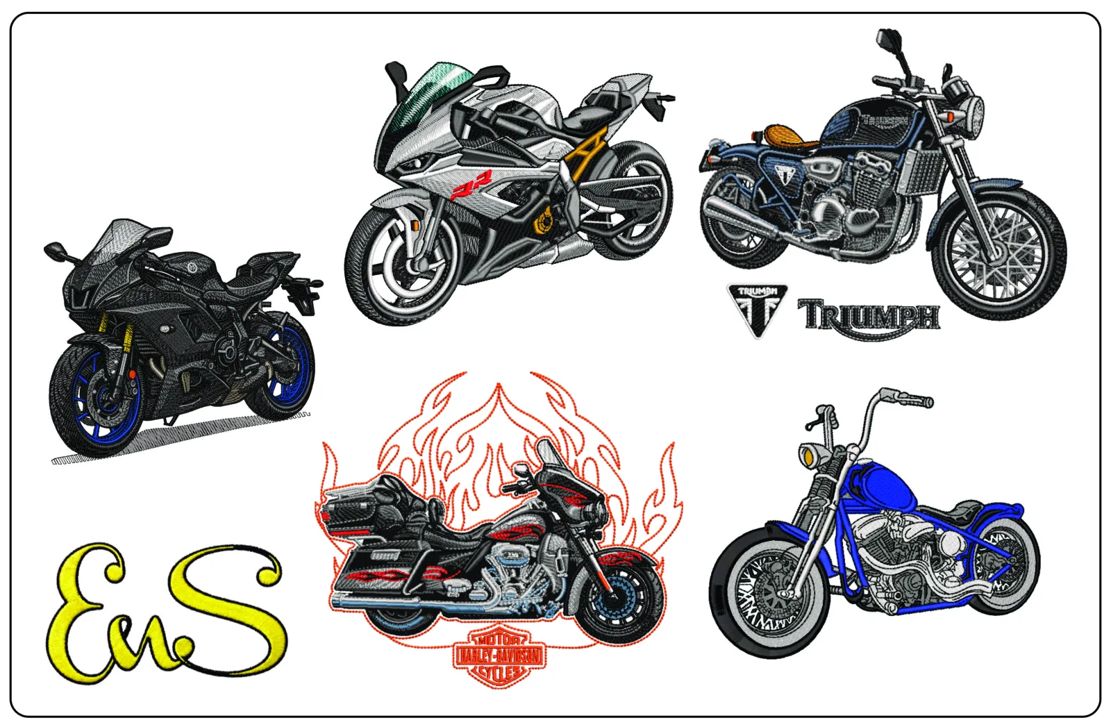 Motorbike Logo Embroidery Designs: A Guide to Personalizing Your Gear