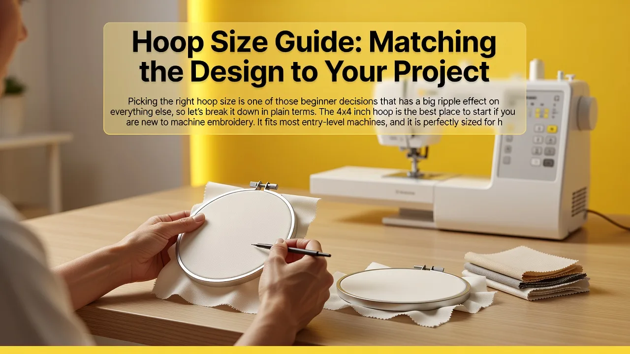Hoop Size Guide Matching the Design to Your Proje 647421
