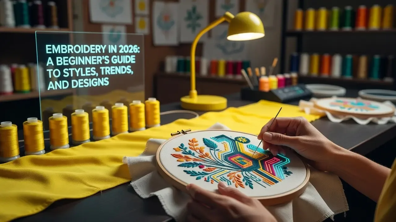 Embroidery in 2026: A Beginner's Guide to Styles, Trends, and Designs