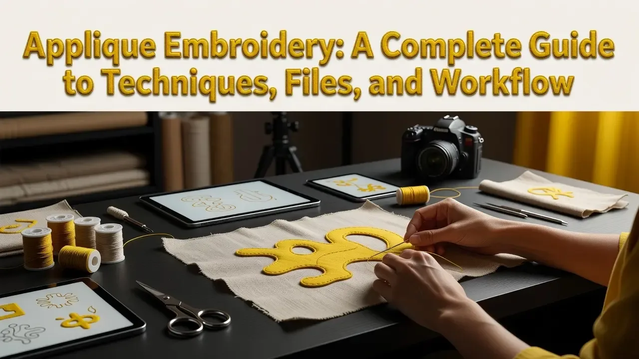 Applique Embroidery: A Complete Guide to Techniques, Files, and Workflow
