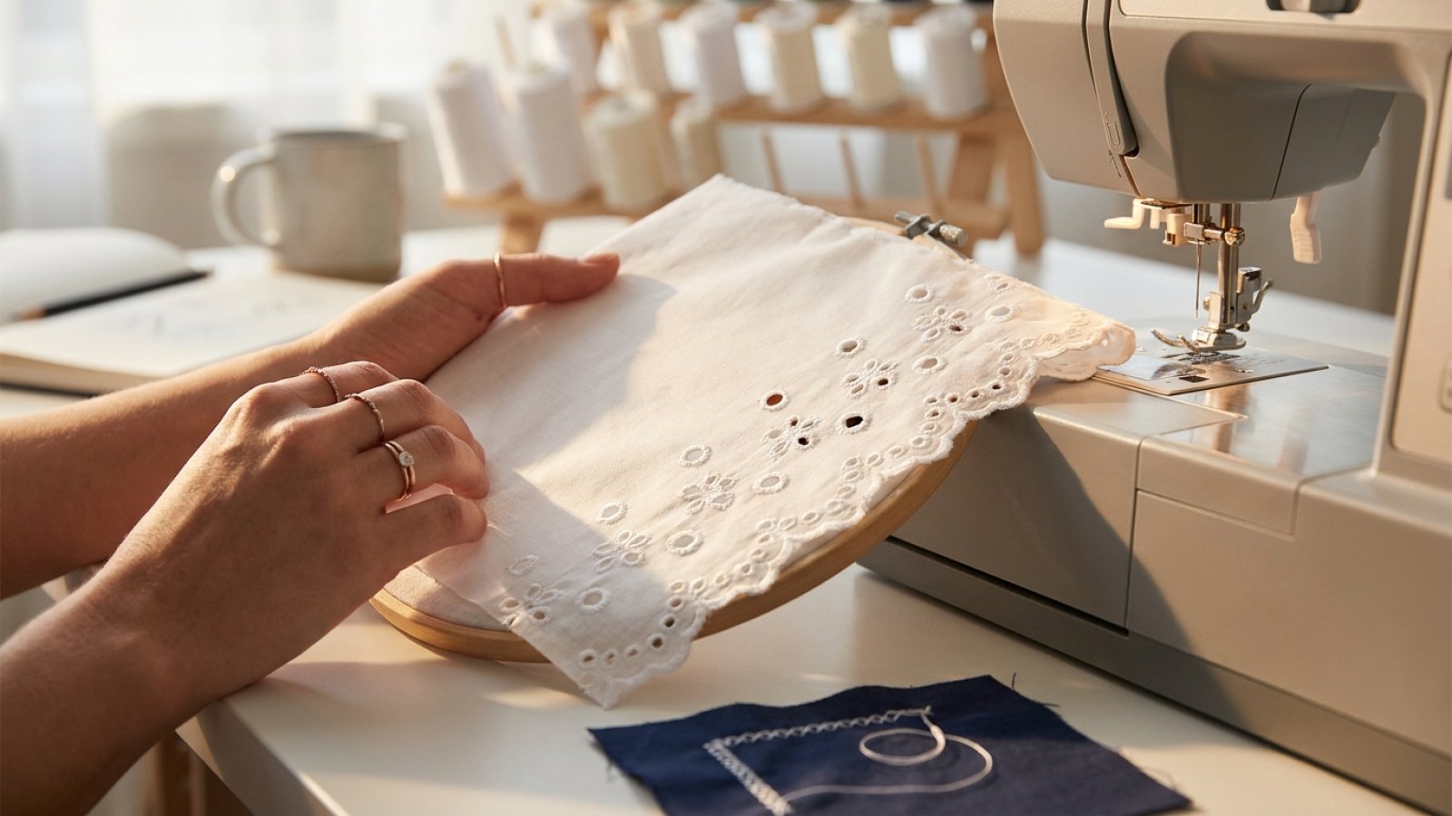White embroidery: ideas, tips & how-to