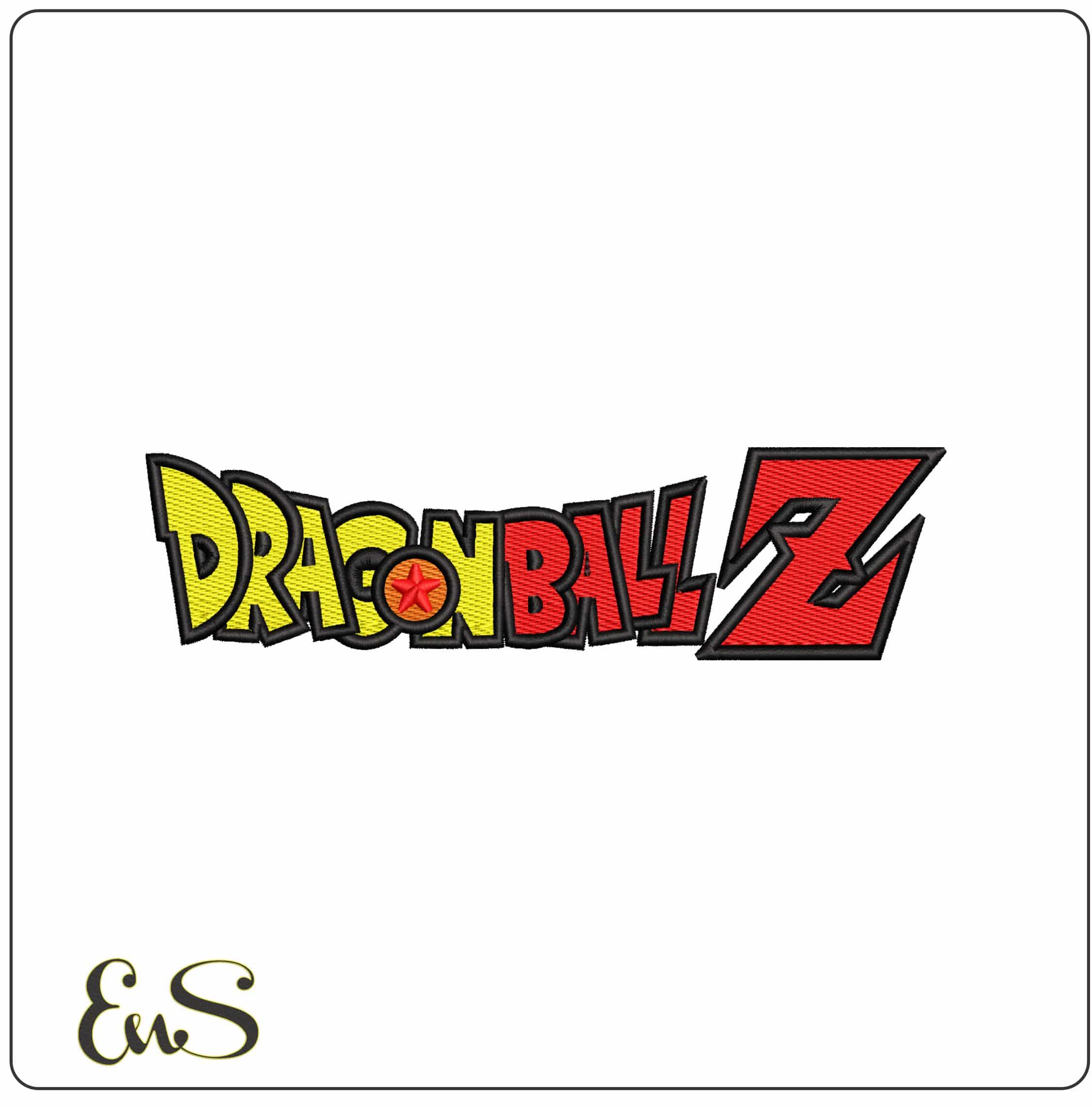 Dragonball Z Anime  - Elegant embroidery design file - instant download