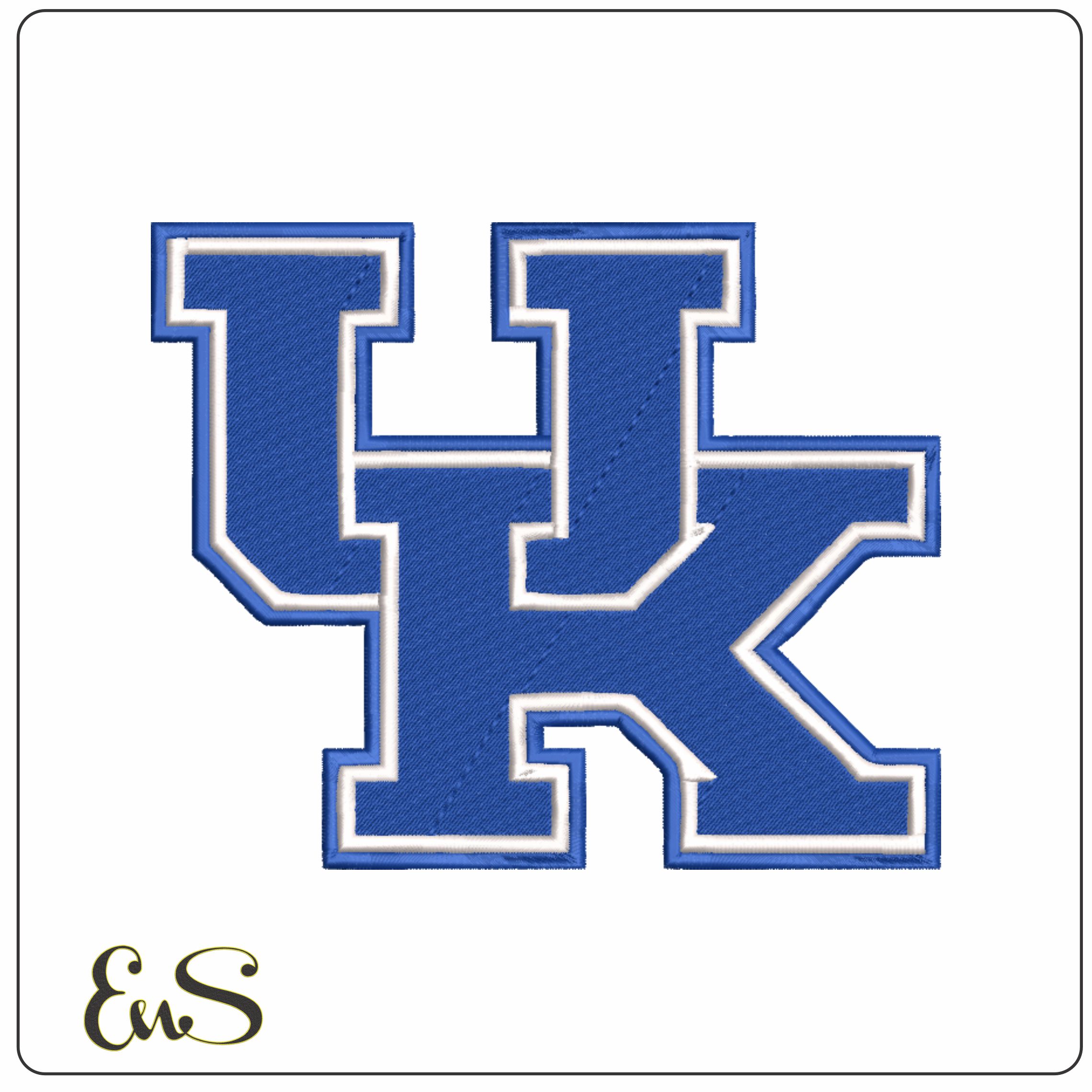 Kentucky Wildcats embroidery design - University of Kentucky Logo embroidery machine pattern embroidery file - instant download in a frame