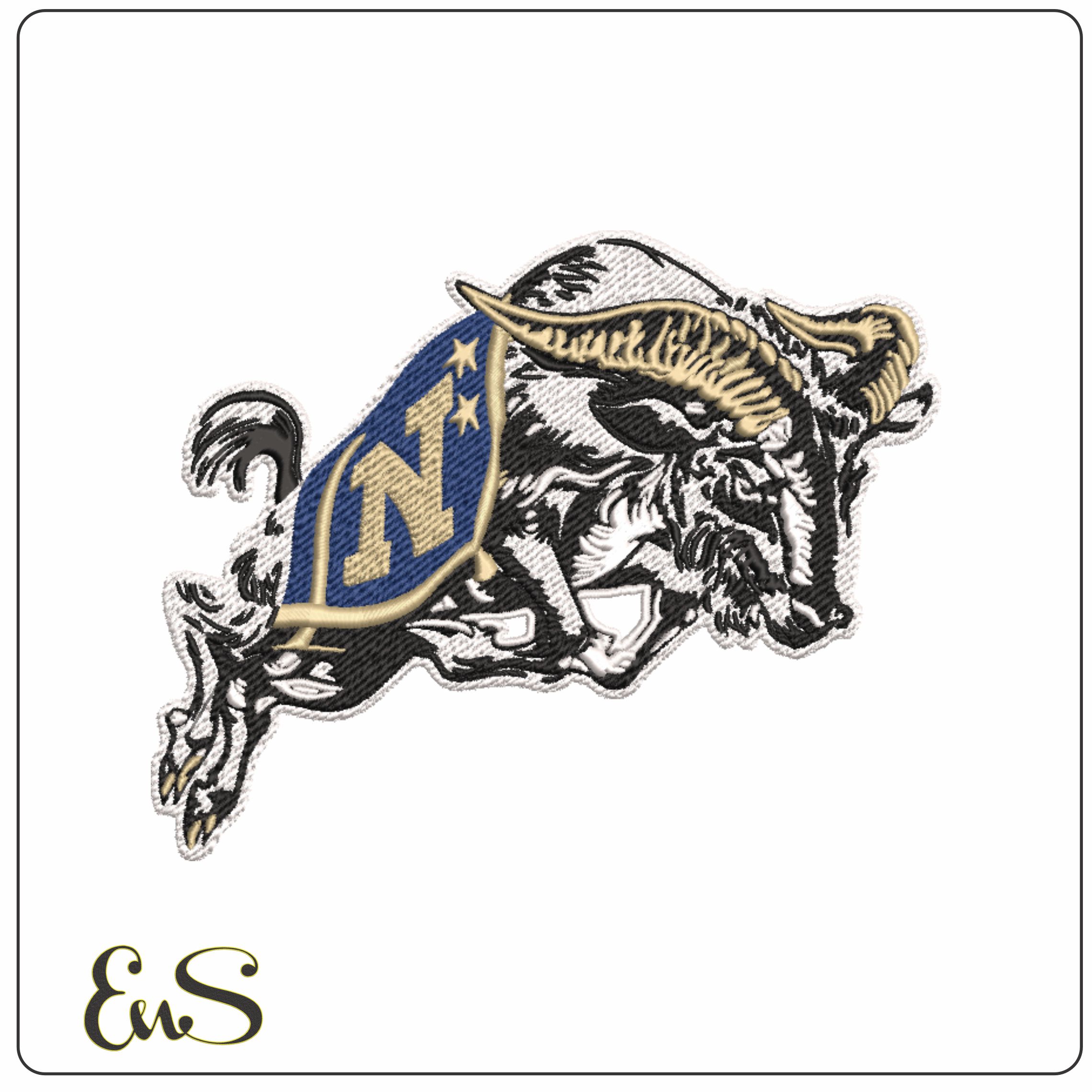 Navy Midshipman 2009 embroidery design - Navy Academy Athletics embroidery machine pattern embroidery file - instant download in a frame