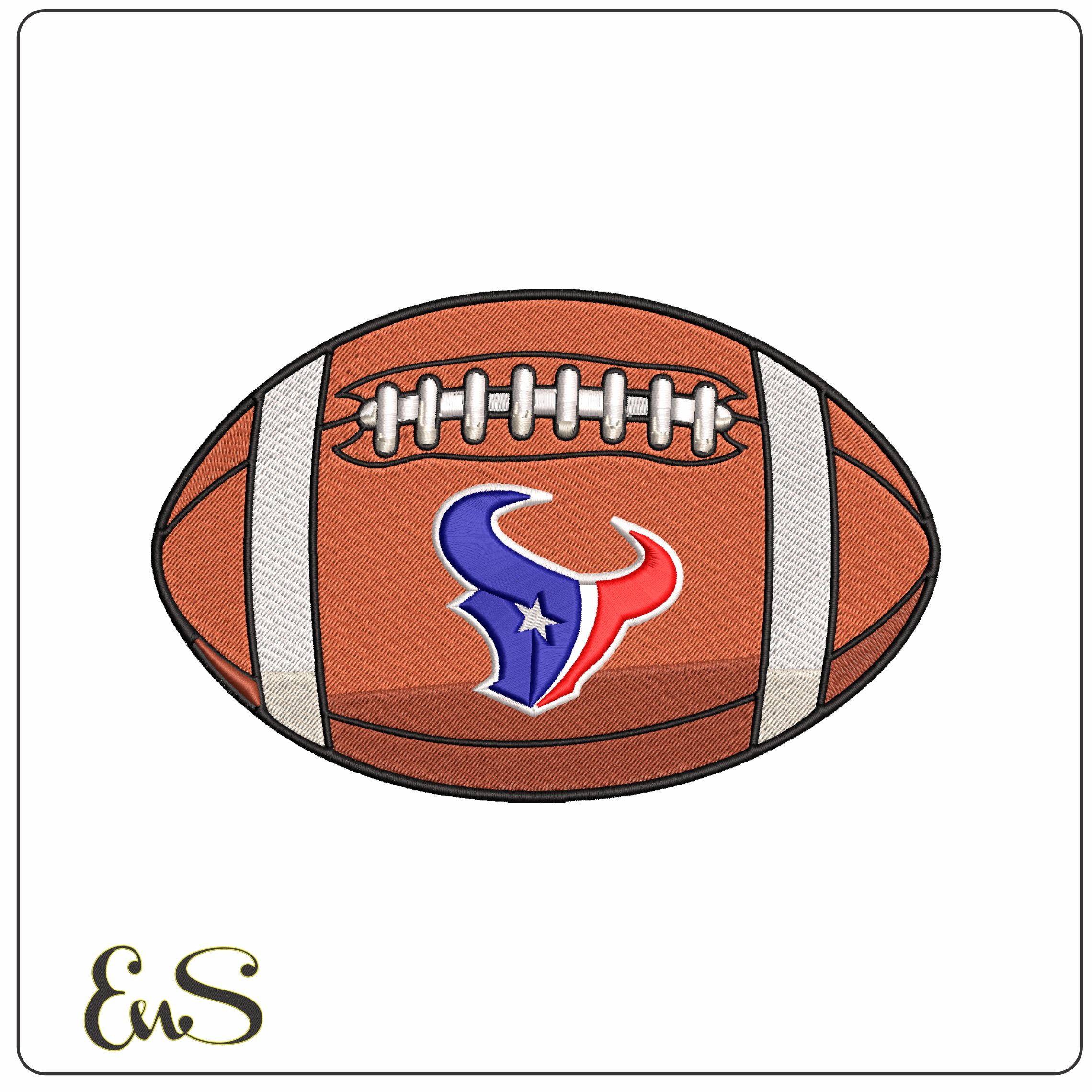 Houston Texans American Football NFL - Elegant embroidery design file - instant download