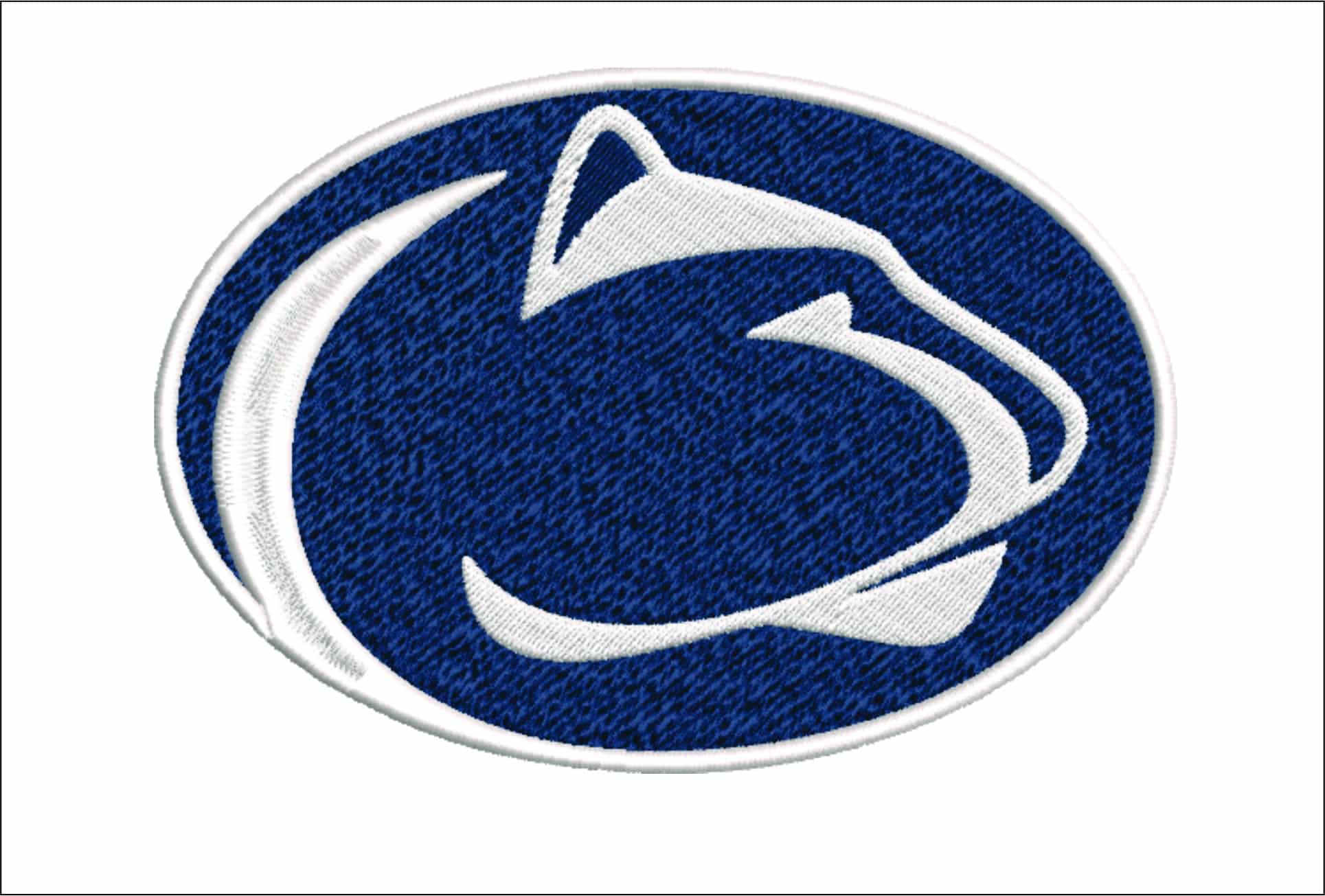 Penn State Nittany Lions embroidery design - Logo embroidery machine pattern embroidery file - instant download in a frame