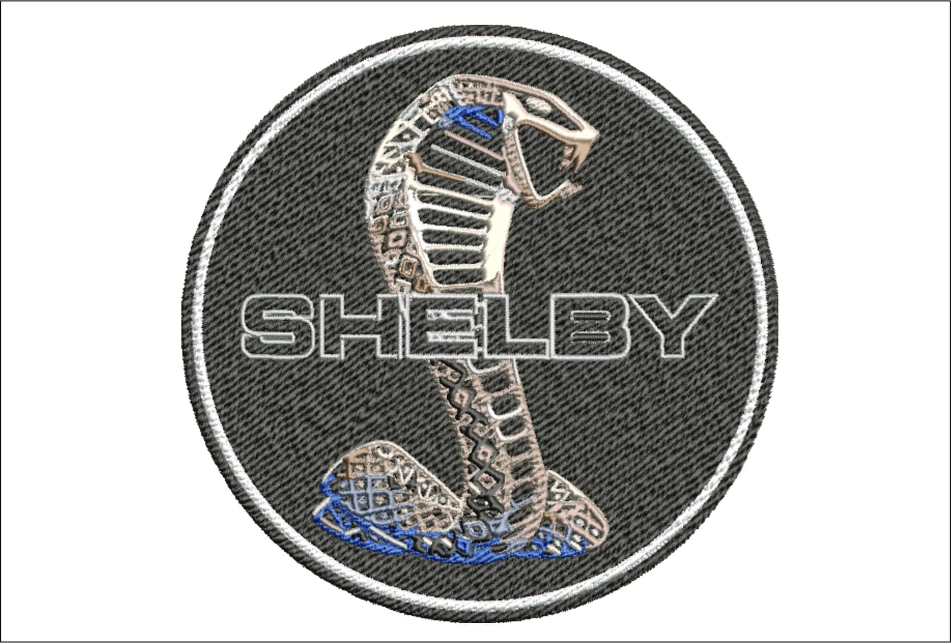Cobra Shelby Snake - Ford Car embroidery design - Logo design machine pattern Car Auto Company embroidery file instant download in a frame