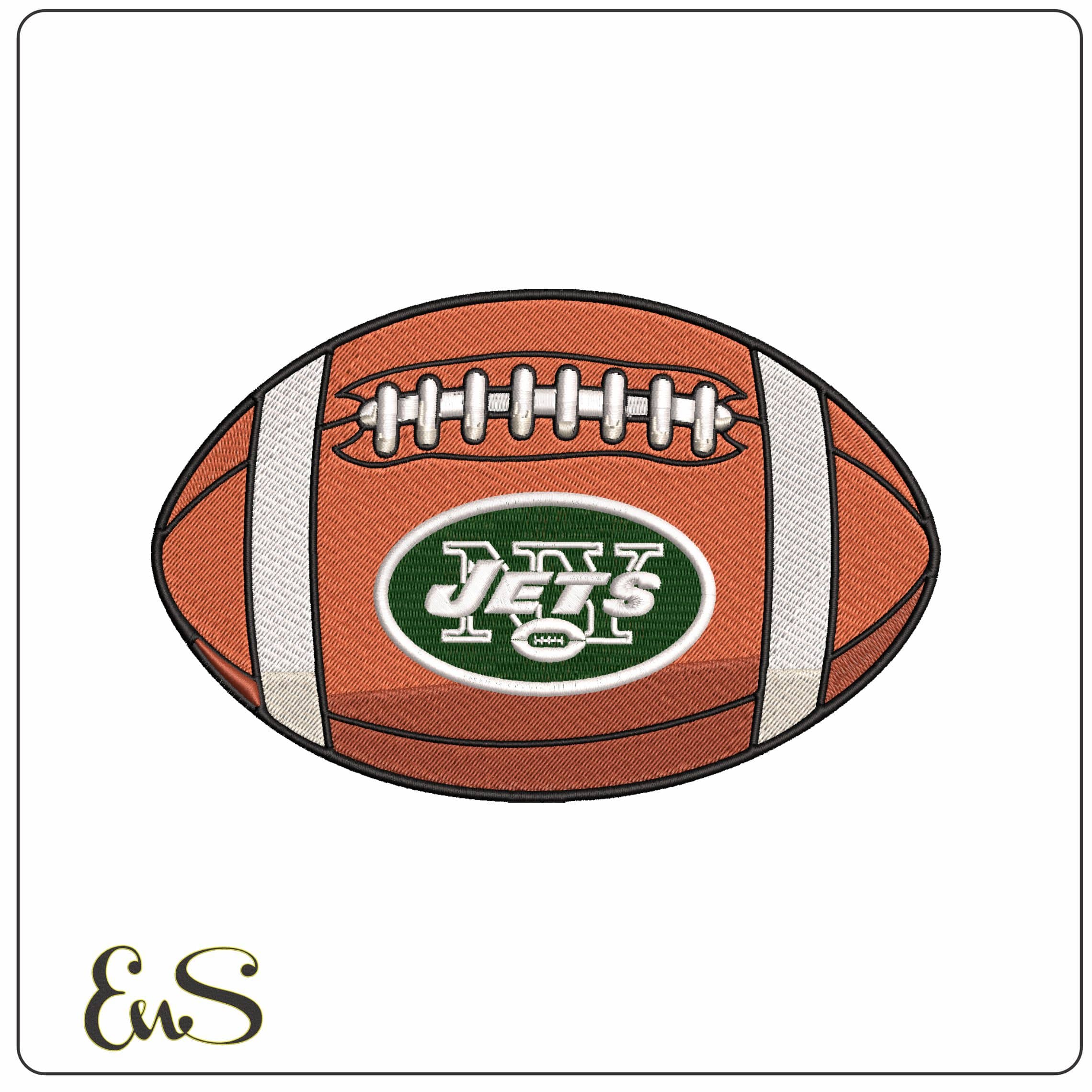 New York Jets American Football NFL   - Elegant embroidery design file - instant download