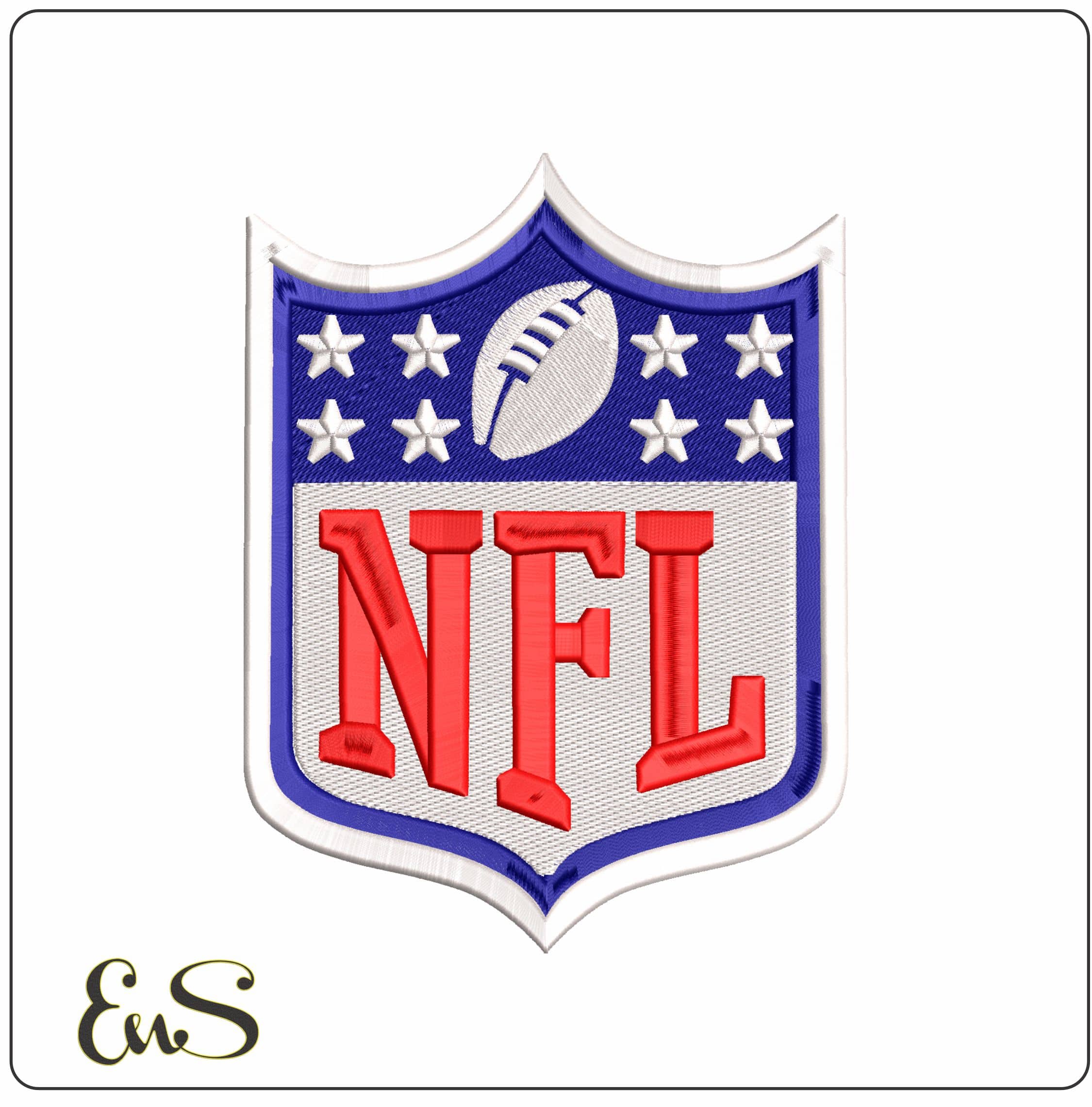 NFL Star Logo - Elegant embroidery design file - instant download