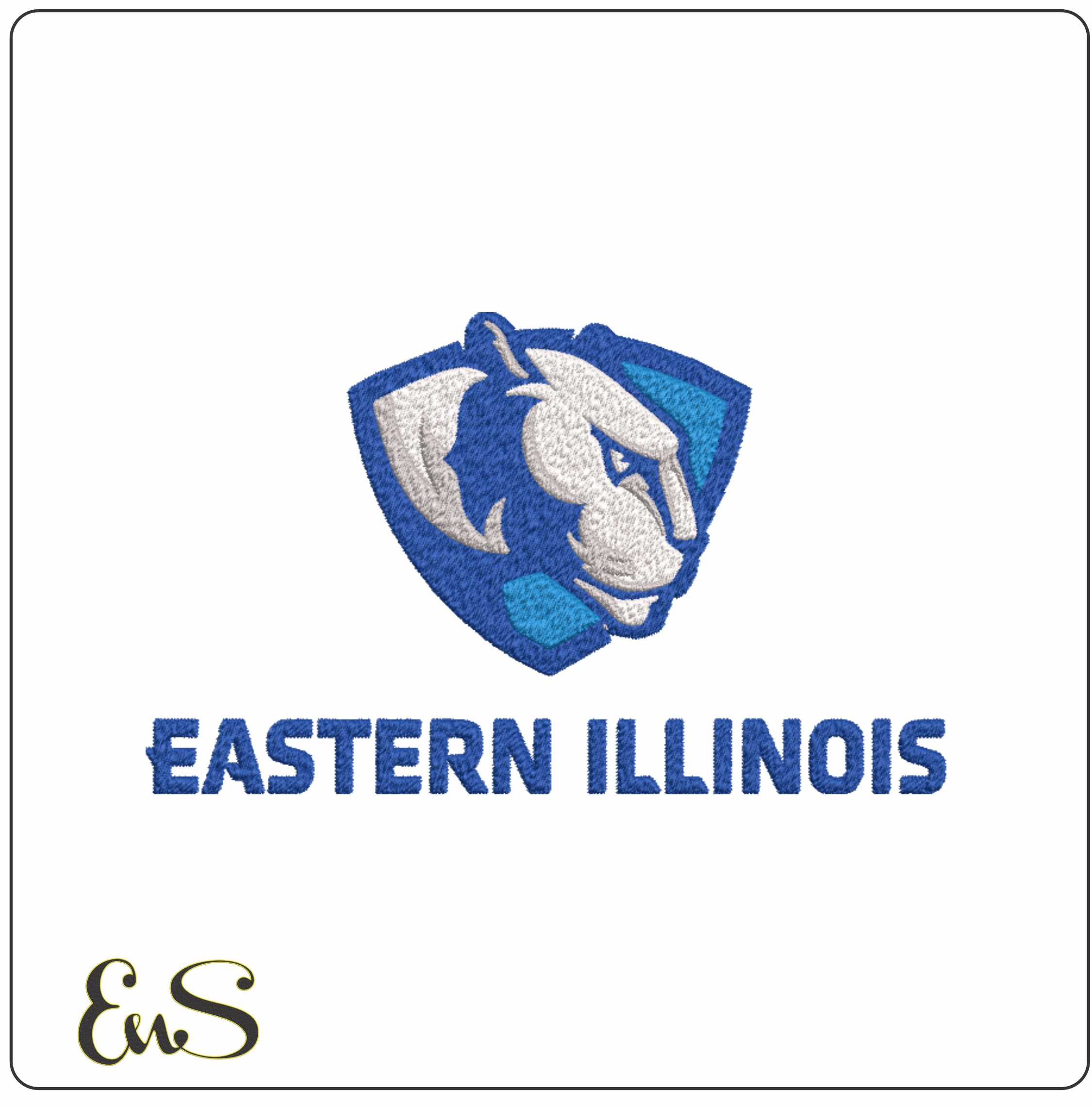 Eastern Illinois Panthers Logo embroidery design Eastern Illinois University, Charleston Logo embroidery machine pattern embroidery file instant download