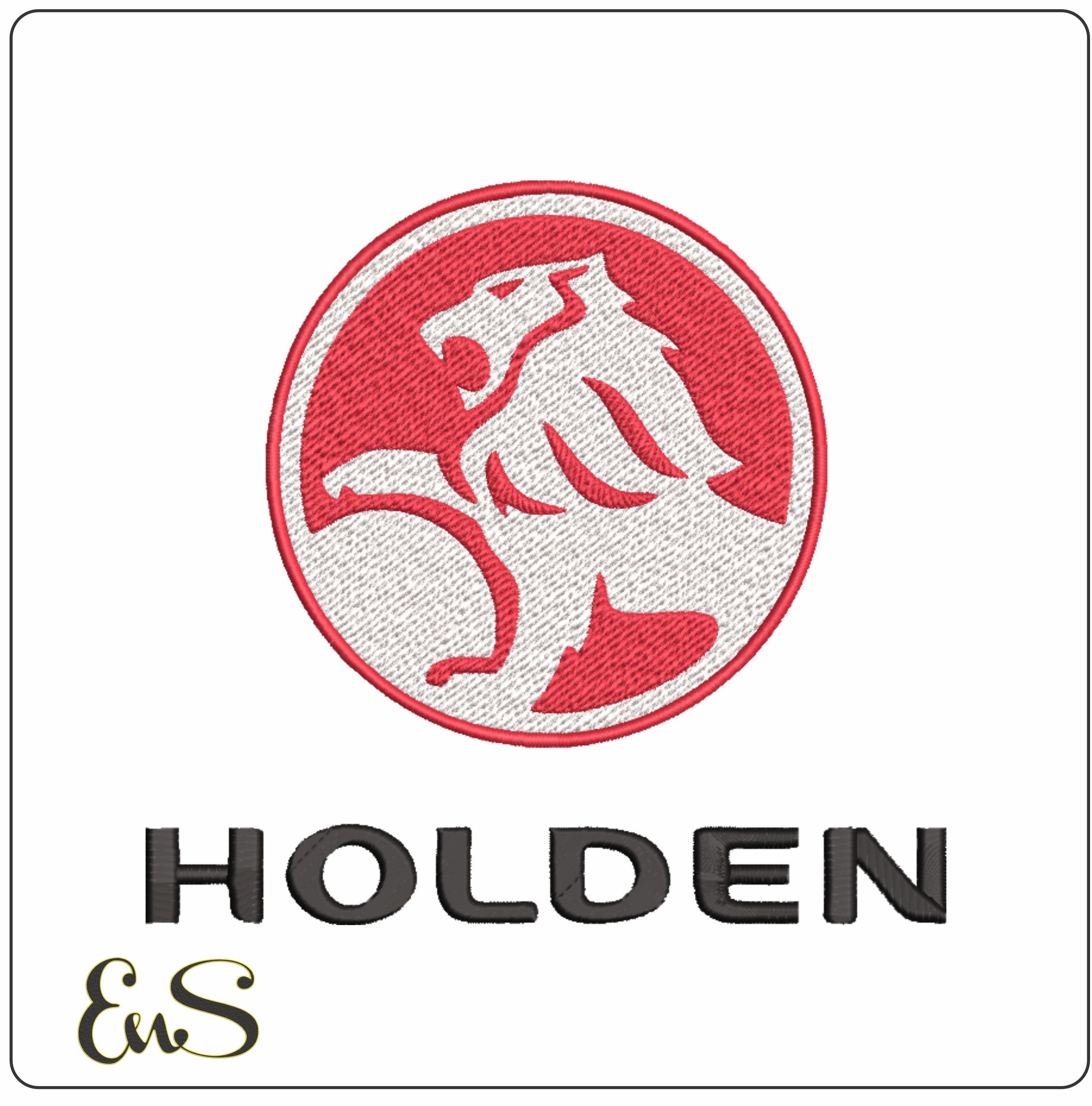 Holden Car Logo embroidery design - Australian V8Logo design machine pattern Car Auto Company embroidery file instant download in a frame