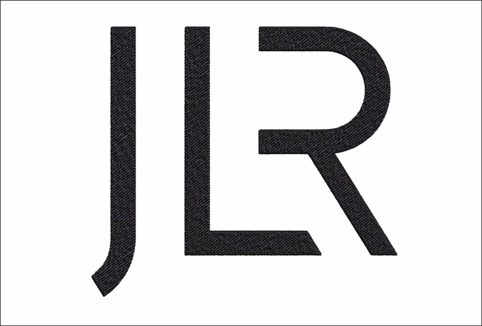 Jaguar Land Rover Car Logo embroidery design - Logo design machine pattern Car Auto Company embroidery file instant download in a frame