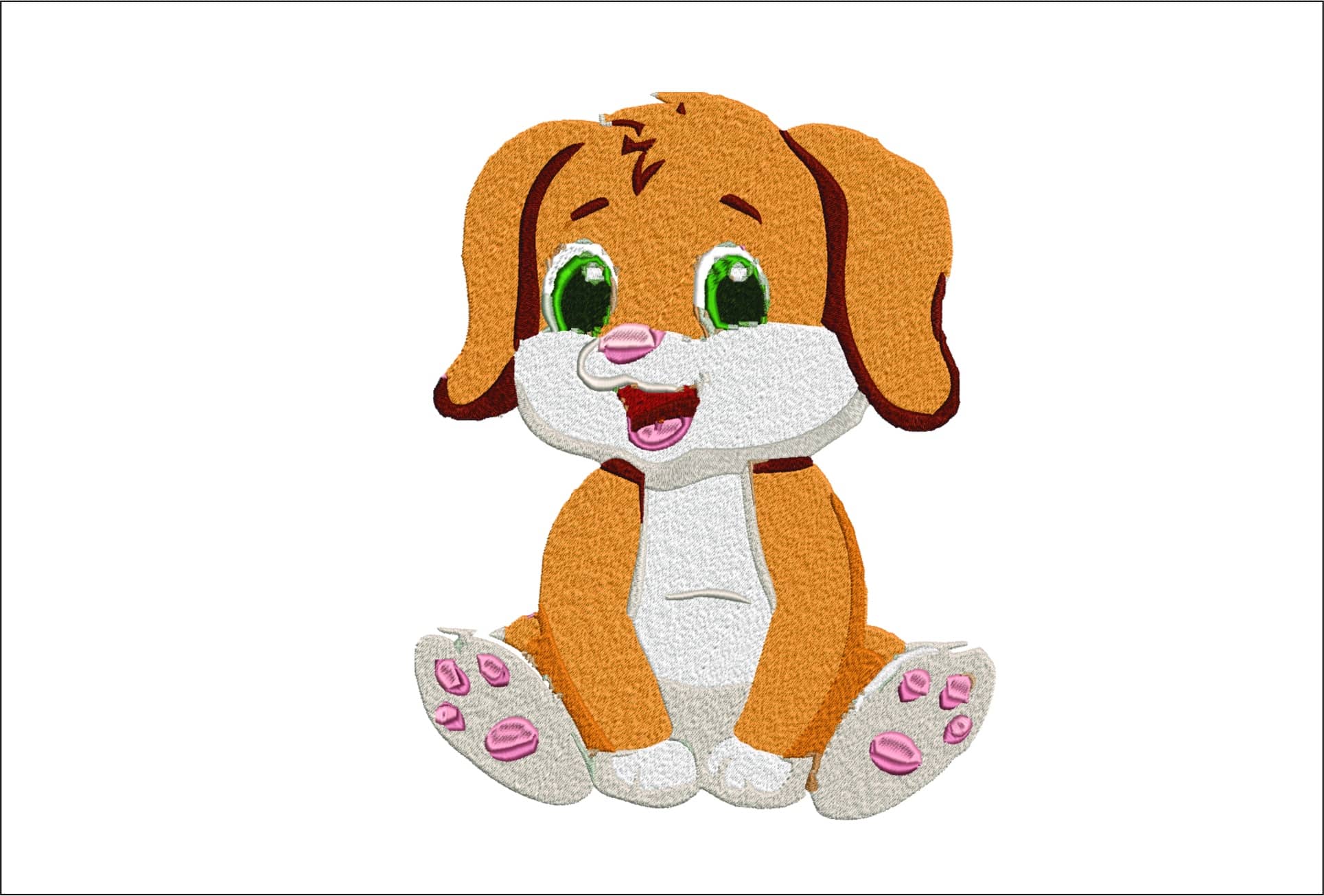 Bunny cute embroidery design - Rabbit embroidery design machine pattern - Baby toddler embroidery file - instant download Bunny in a frame