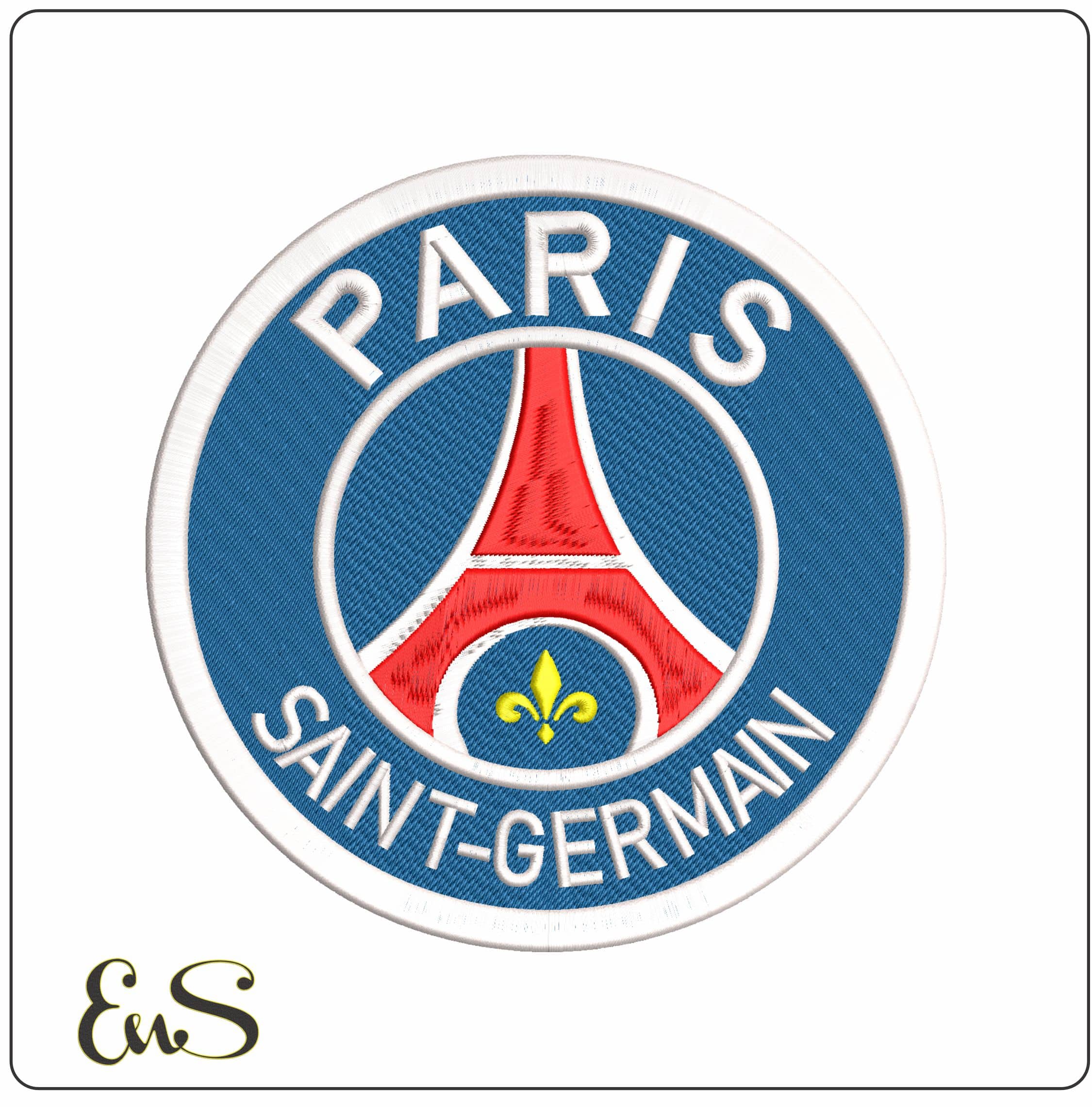 Paris St Germain   - Elegant embroidery design file-instant download