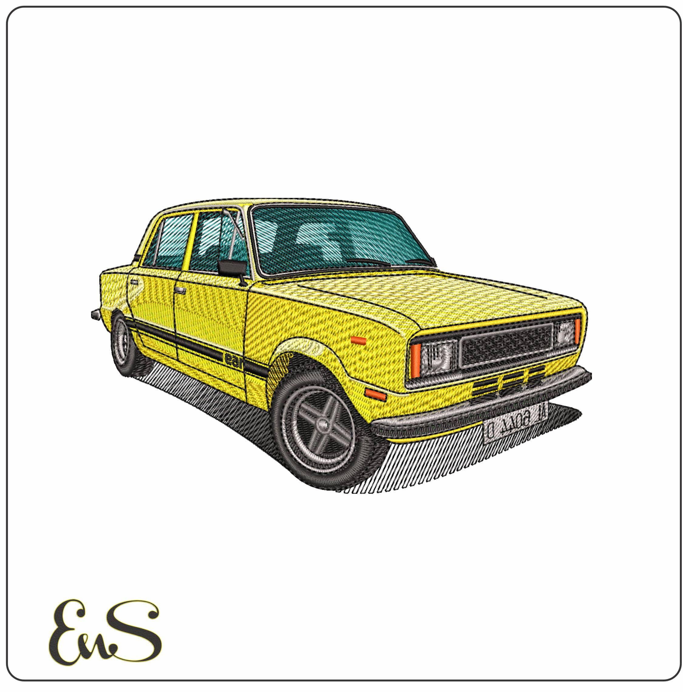 Seat 124 - Elegant embroidery design file-instant download