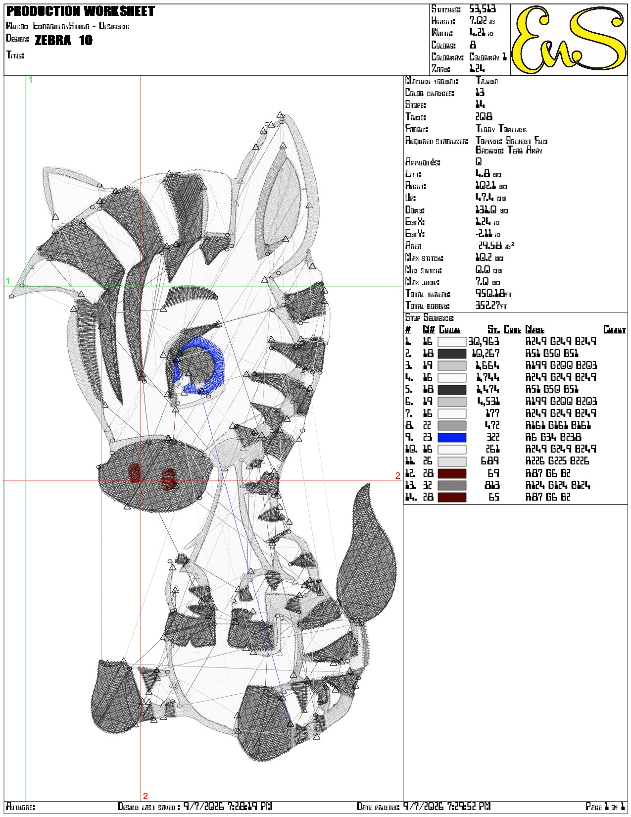 Zebra embroidery design - Cartoon Zebra embroidery design machine pattern Baby toddler embroidery file - instant download in a frame
