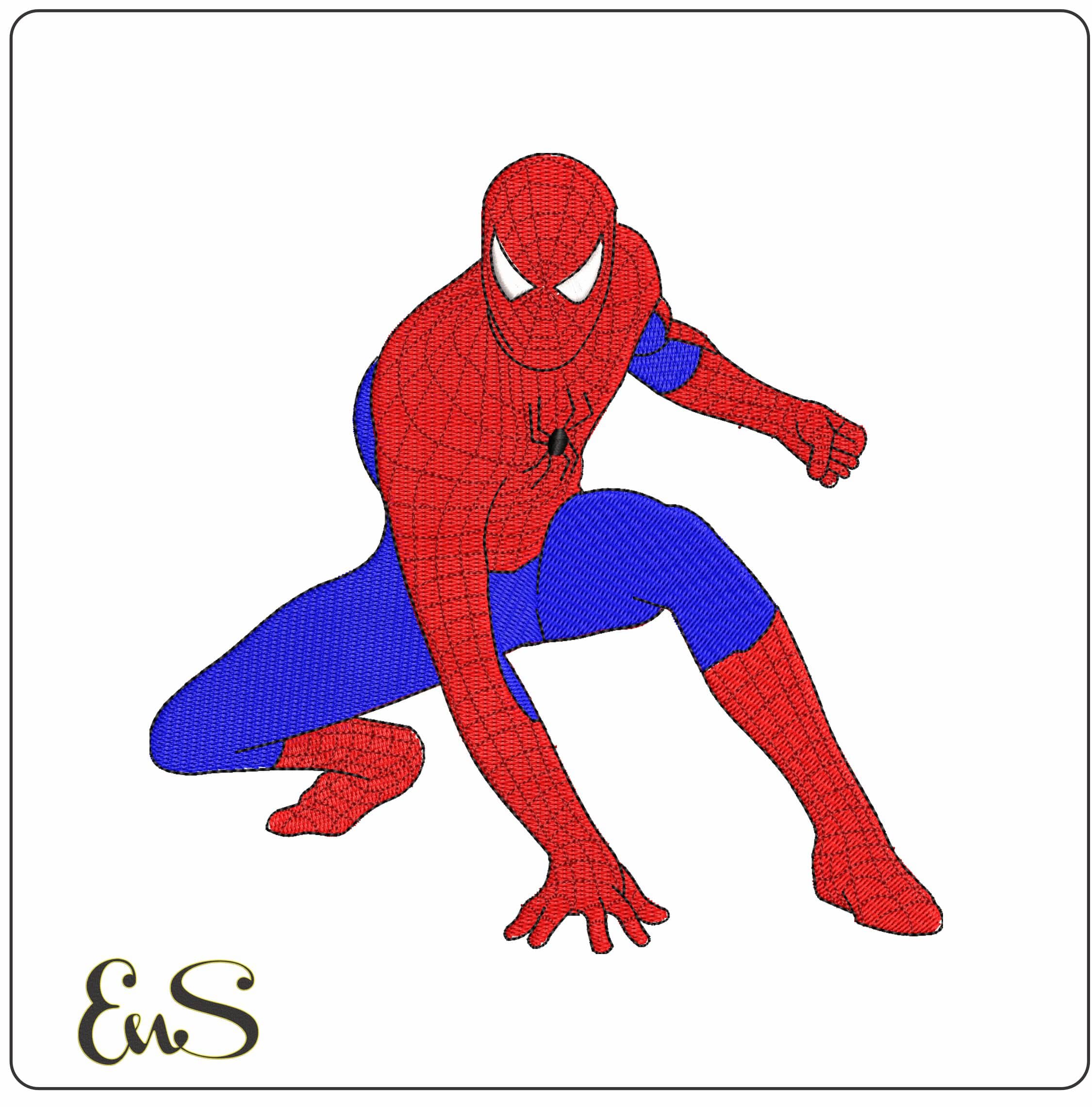 Spiderman Alert Marvel Comic - Elegant embroidery design file-instant download