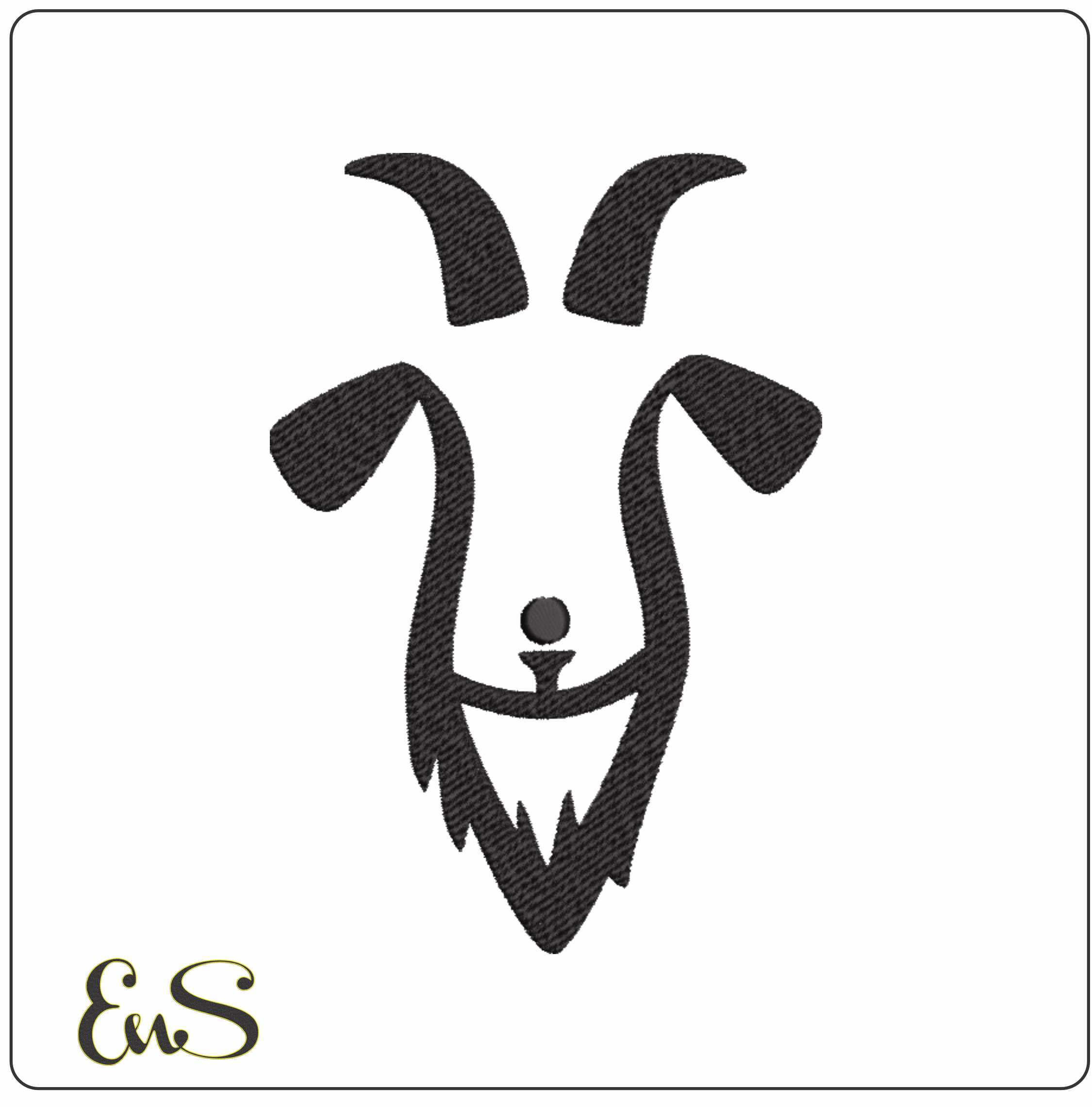 Range Goats LIV Golf embroidery design - Golf League Logo design machine pattern Sports embroidery file instant download in a frame