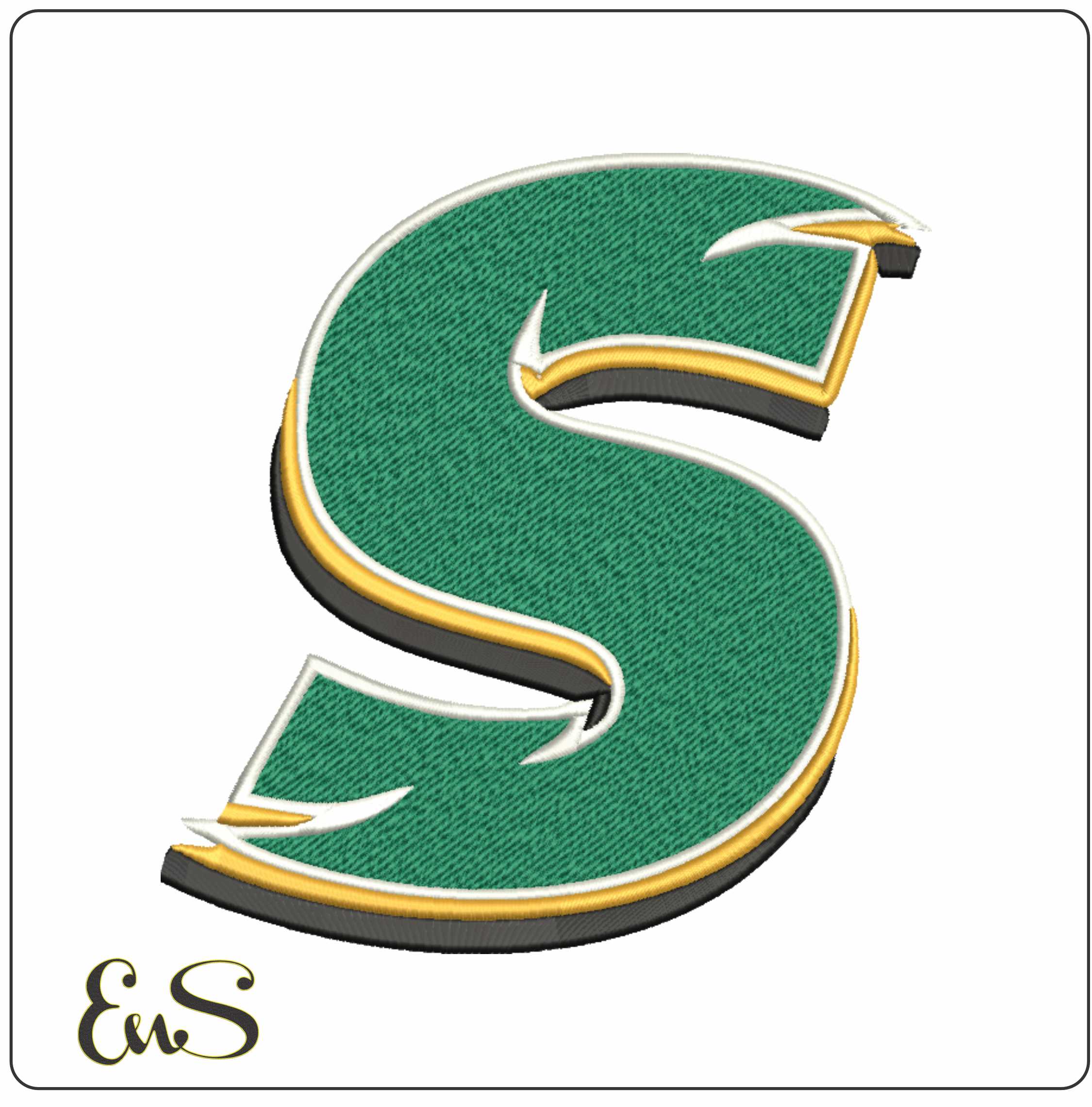 Stinger LIV Golf embroidery design - Golf League Logo design machine pattern Sports embroidery file instant download in a frame