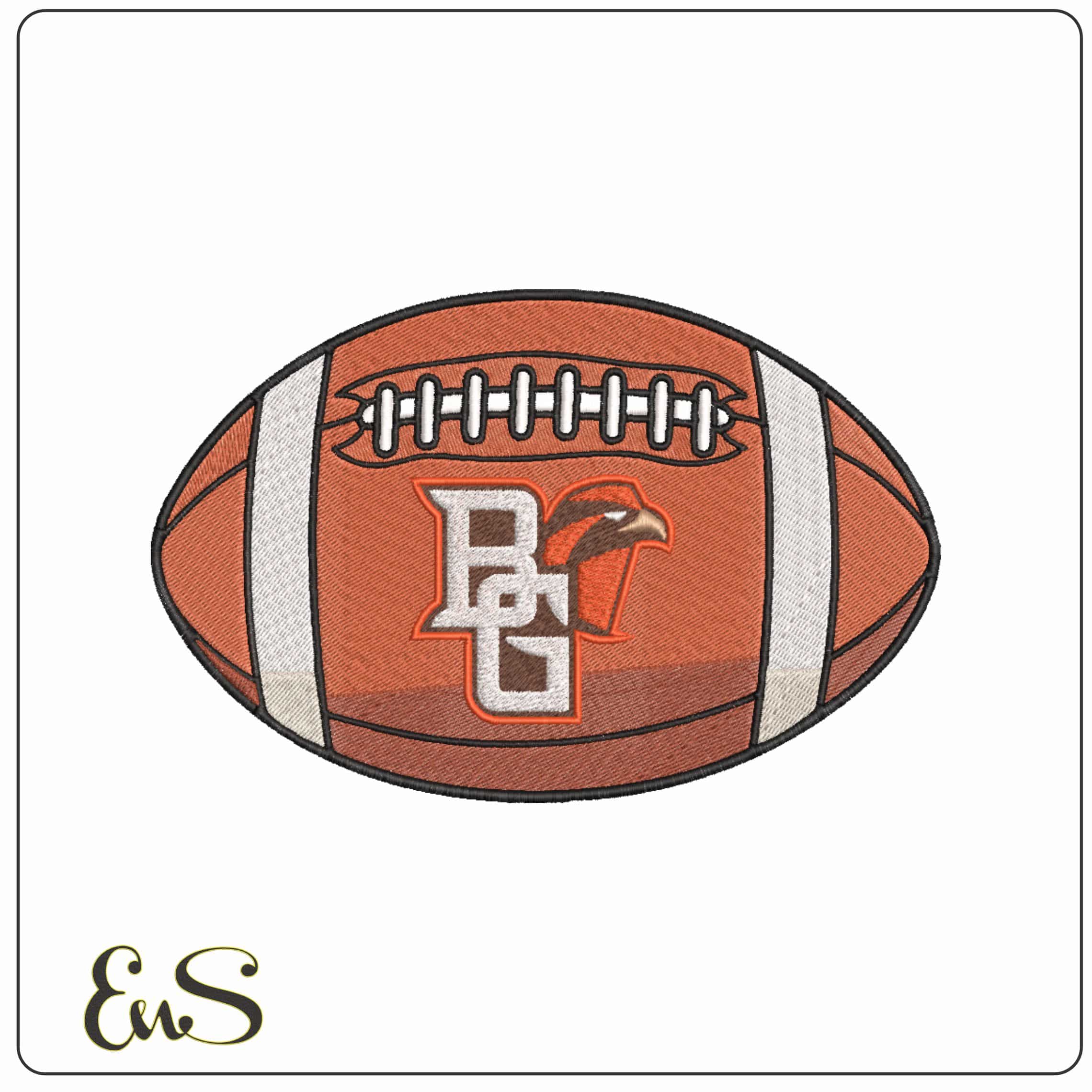 American Football Bowling Green Falcons 2007 State University - Elegant embroidery design file-instant download