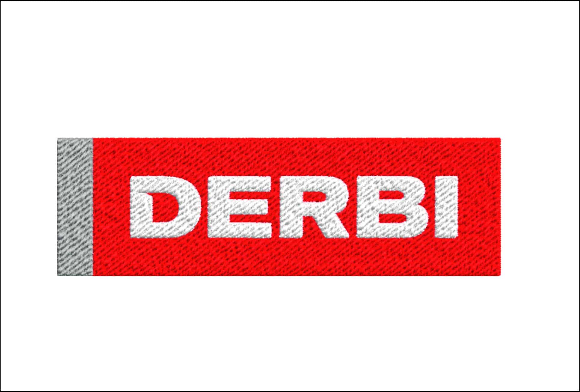 Debri Motorbike Logo embroidery design - Spanish group design machine pattern Bike Company embroidery file instant download in a frame