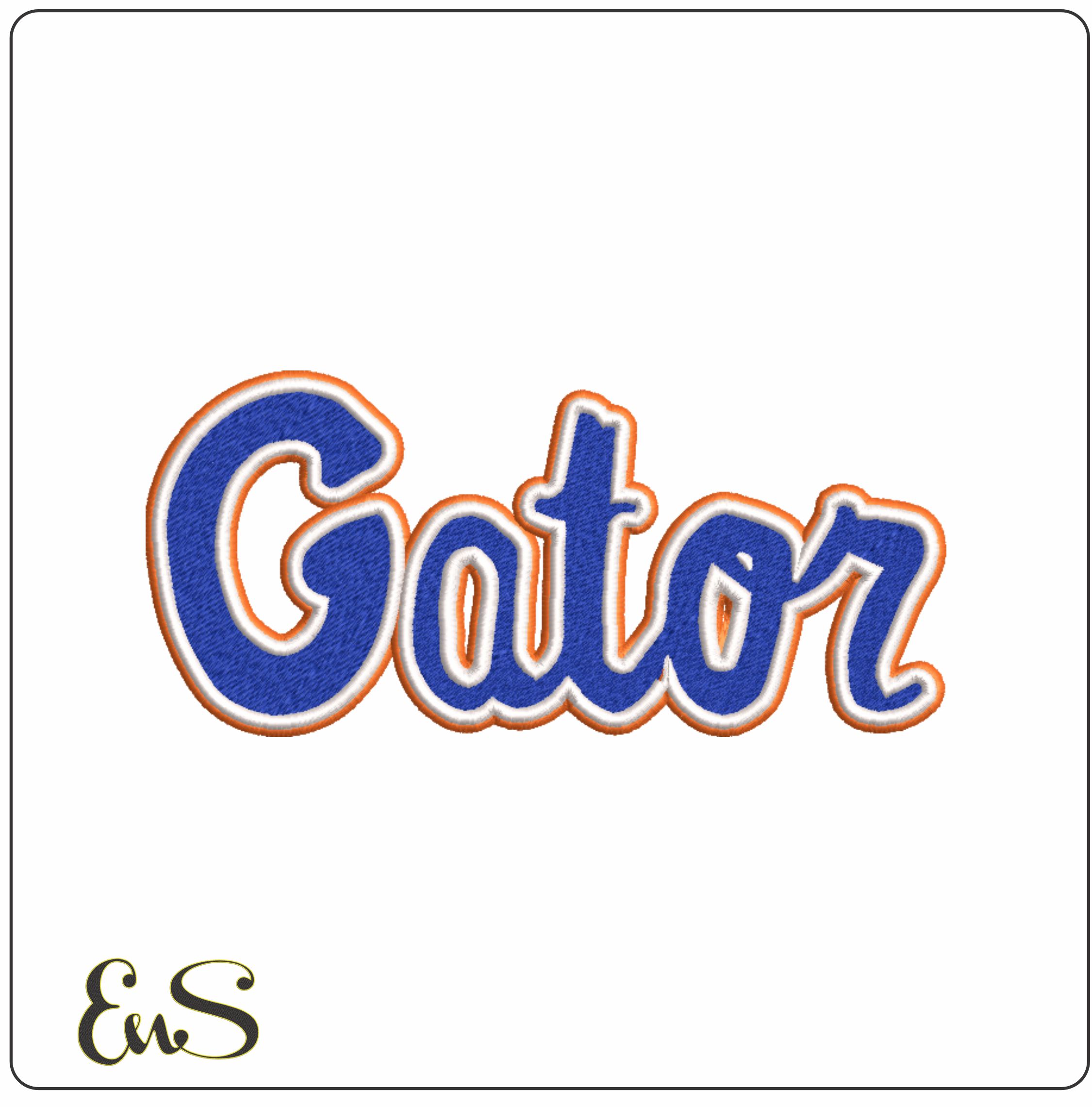 Florida Gators Alternative University of Florida - Elegant embroidery design file-instant download
