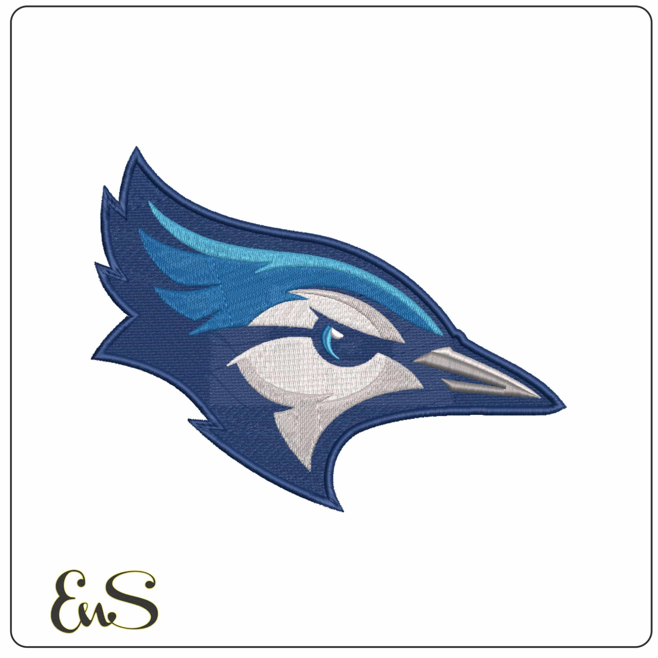 Creighton Bluejays Alternative Creighton University - Elegant embroidery design file-instant download