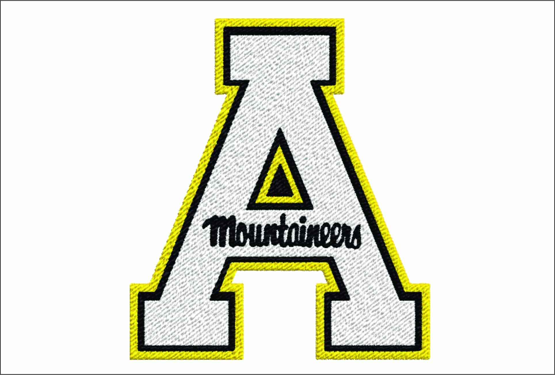 Appalachian State Mounties embroidery design - Appalachian State University embroidery machine pattern embroidery file - instant download