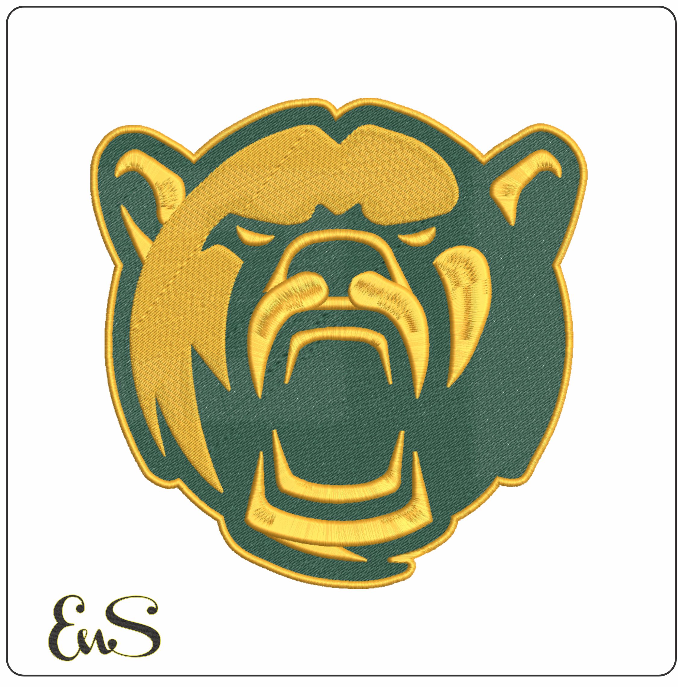 Baylor Bears Alternative Baylor University - Elegant embroidery design file-instant download