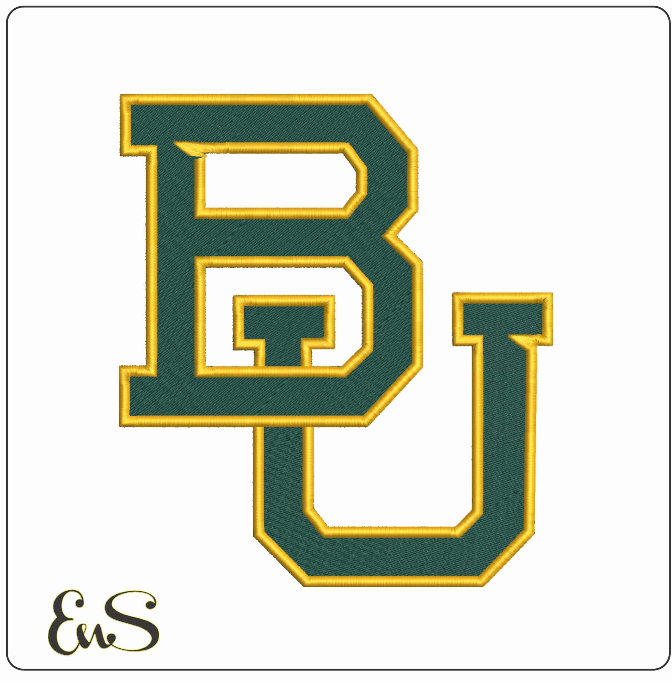 Baylor Bears Alternative Baylor University - Elegant embroidery design file-instant download