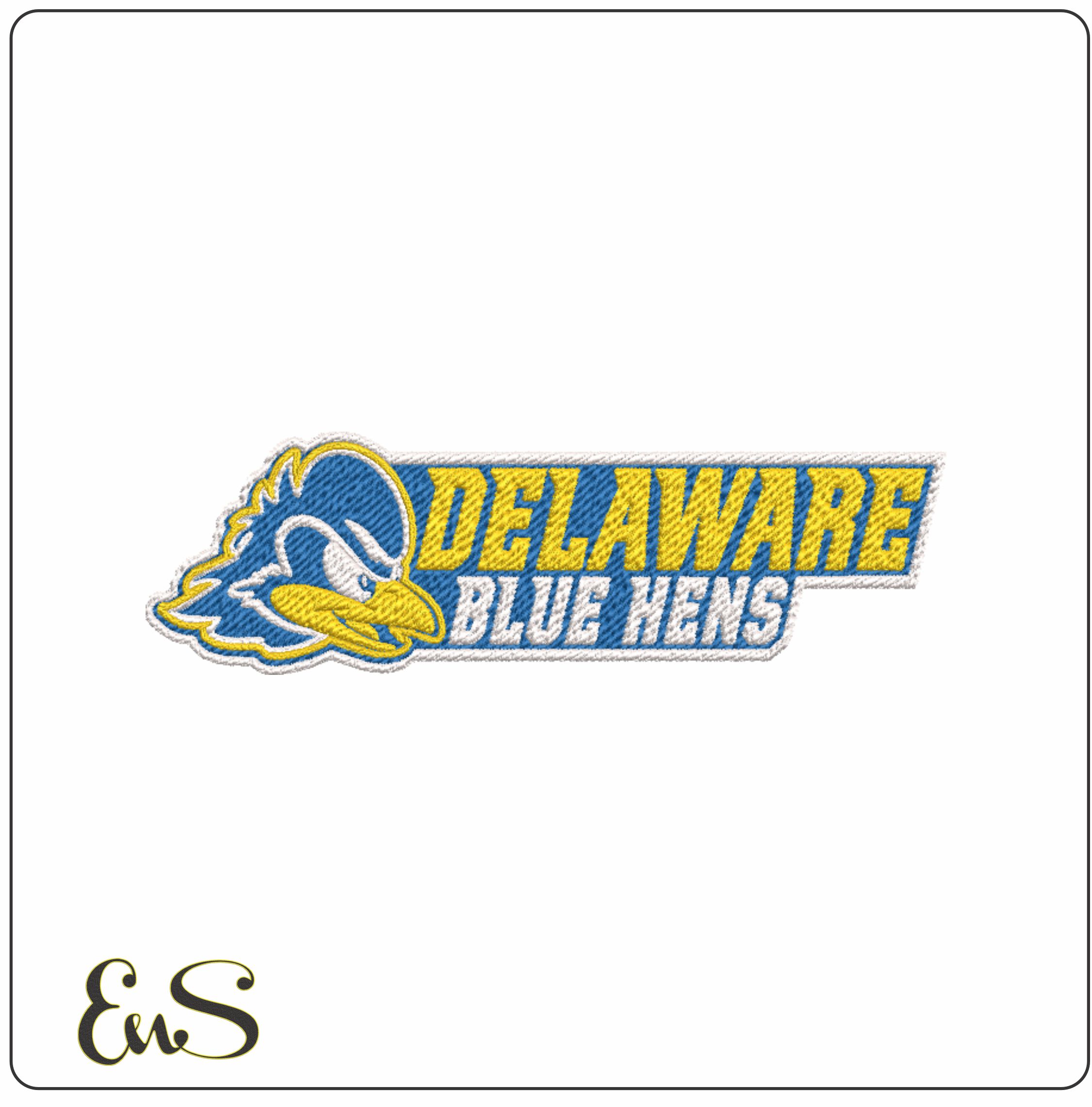 Delaware Blue Hens embroidery design - Delaware State University, Dover Logo embroidery machine pattern embroidery file - instant download