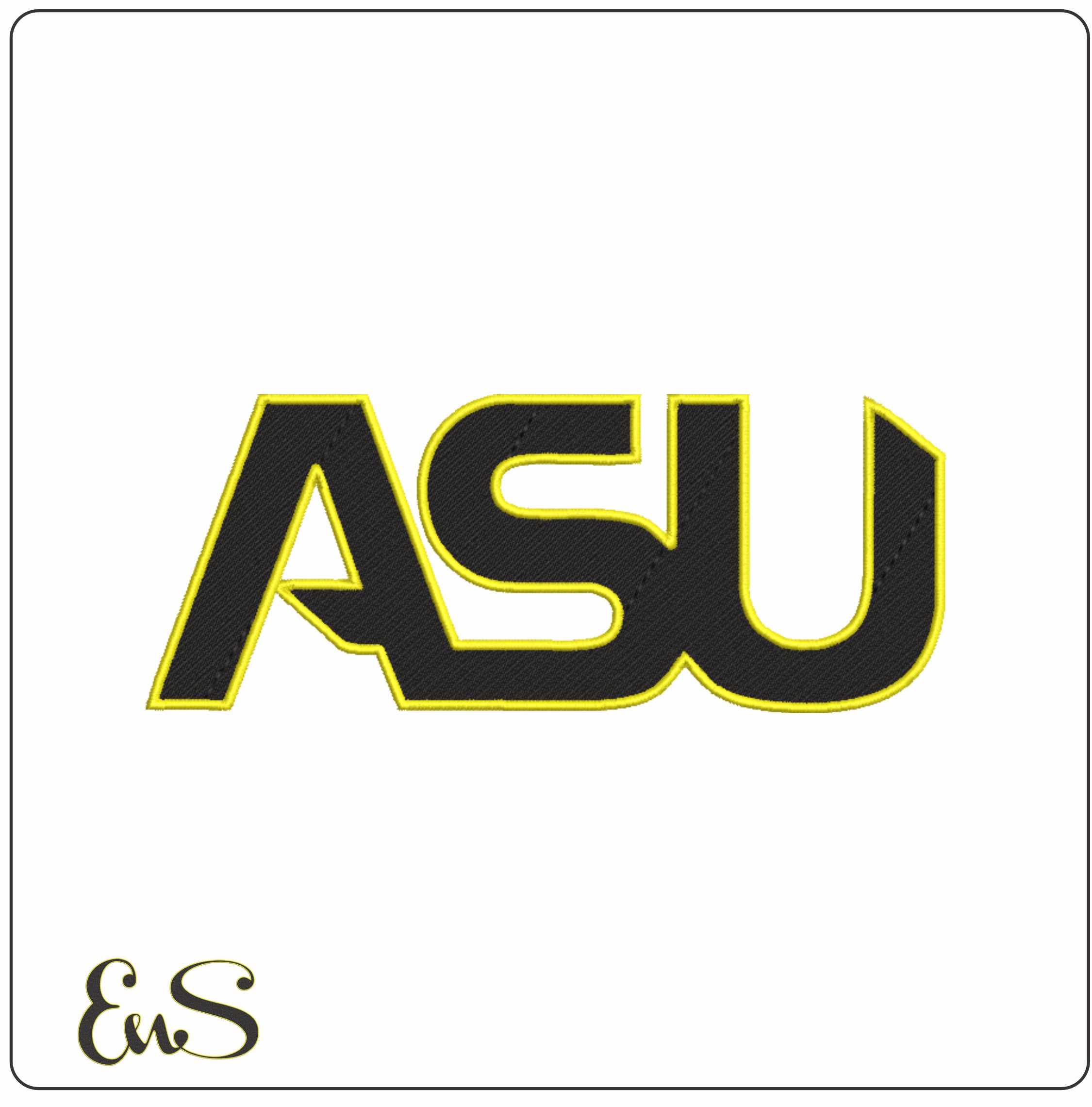 Alabama State Hornets embroidery design - Logo embroidery machine pattern ASU embroidery file - instant download in a frame