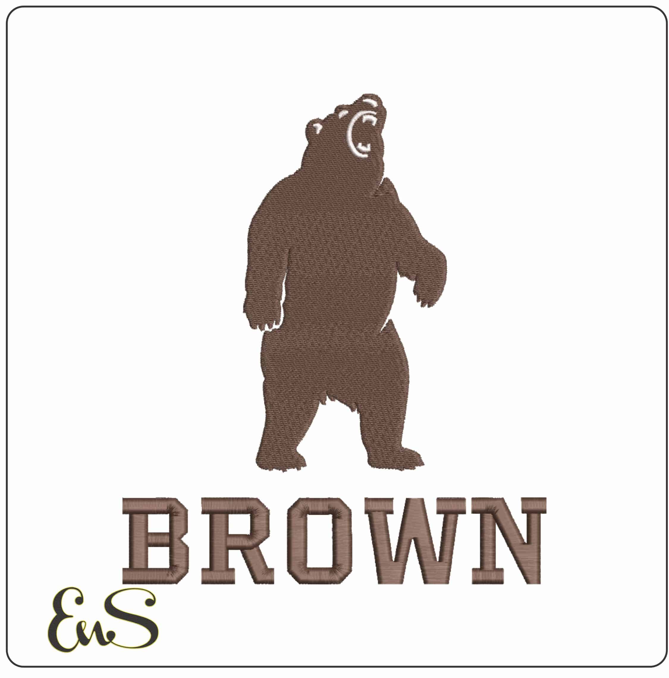 Bryant Bulldog Paw Alternative Bryant University - Elegant embroidery design file-instant download