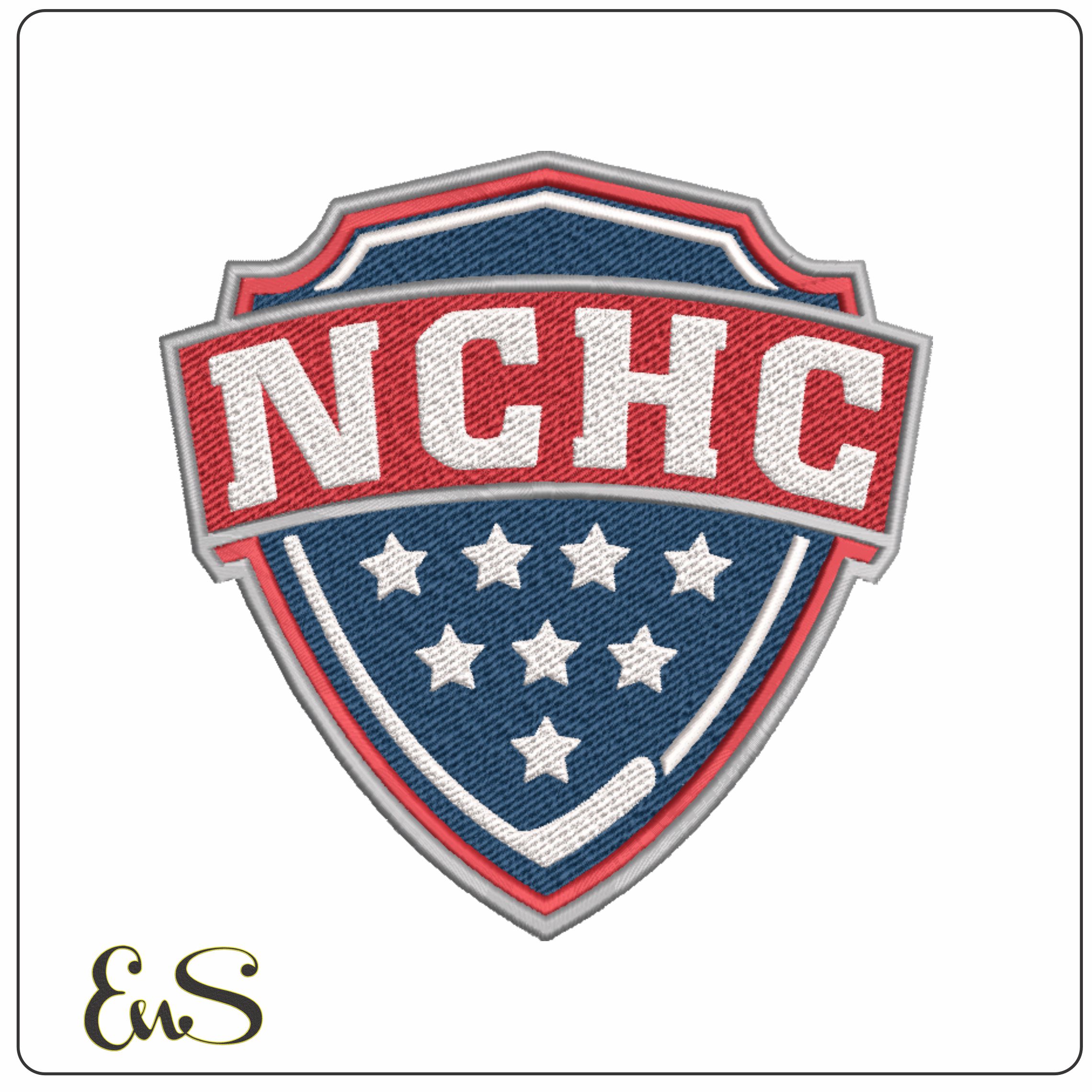 National Collegiate Hockey Conference embroidery design - NCAA Hockey League embroidery machine pattern embroidery file - instant download