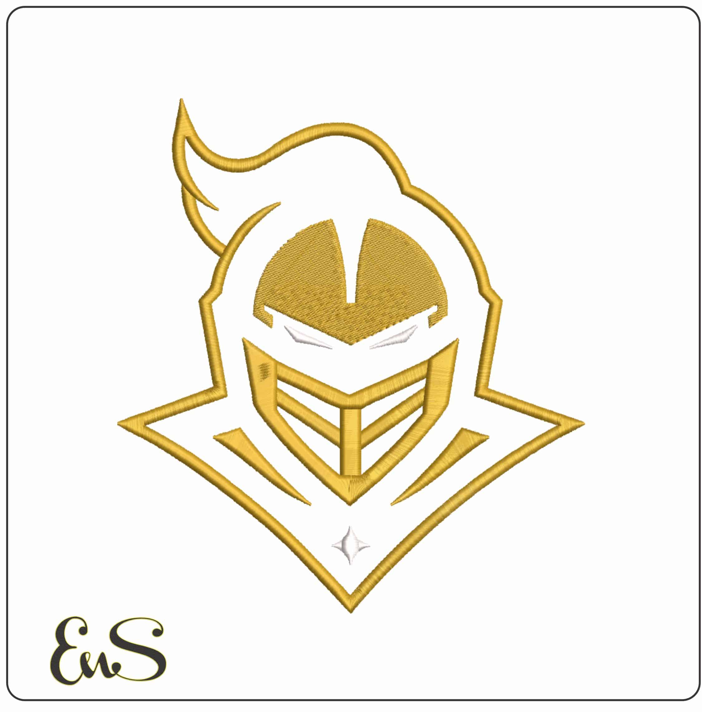 Central Florida Knights Knightro Mask University - Elegant embroidery design file-instant download