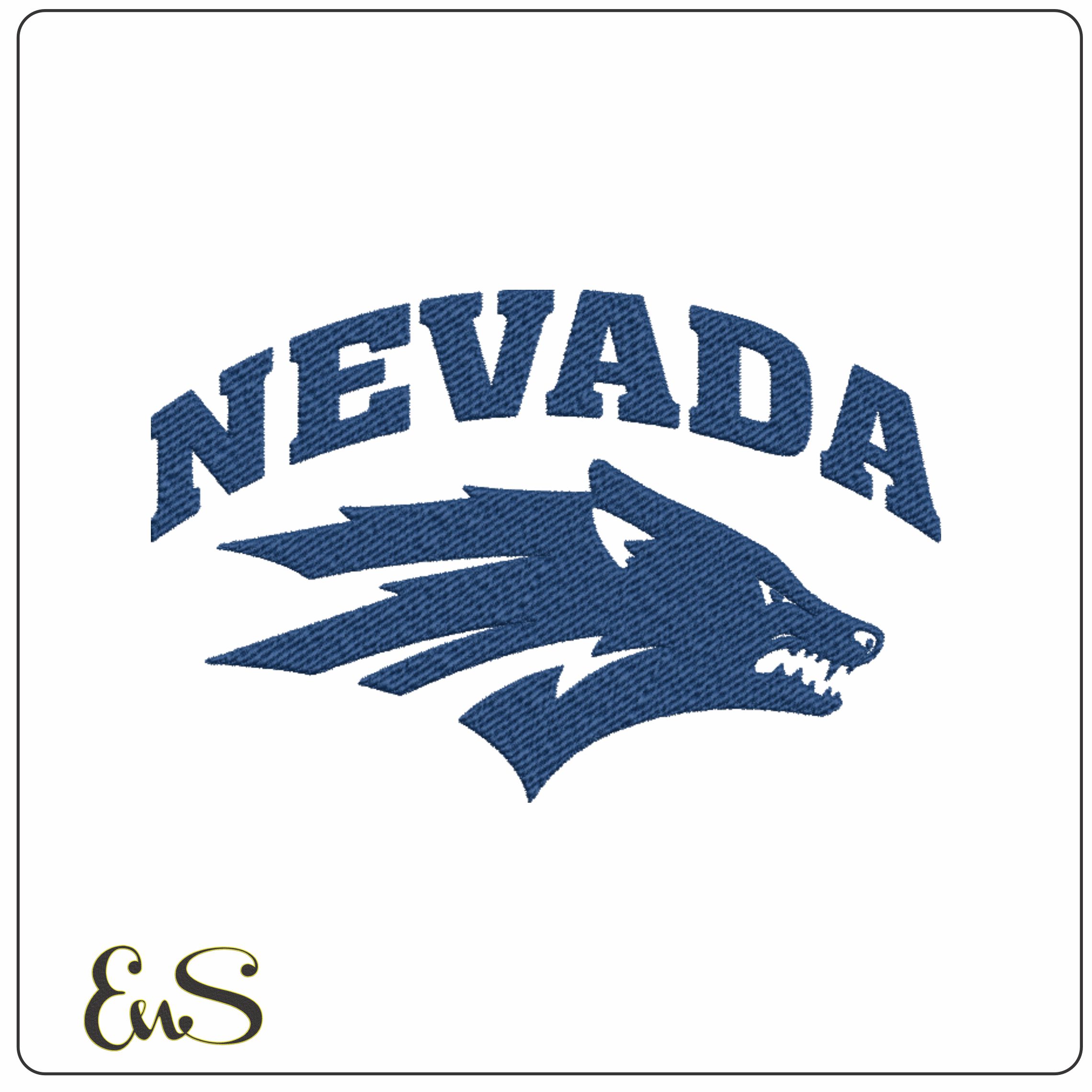 Nevada Wolf Pack Football embroidery design - Nevada Wolf Pack Football League embroidery machine pattern embroidery file - instant download