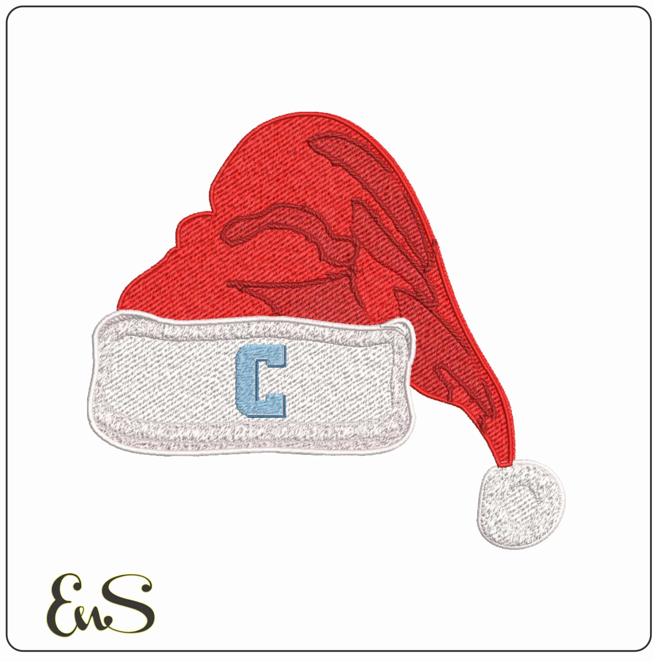 Christmas Hat Columbia Lions Alternative Columbia University    - Elegant embroidery design file-instant download