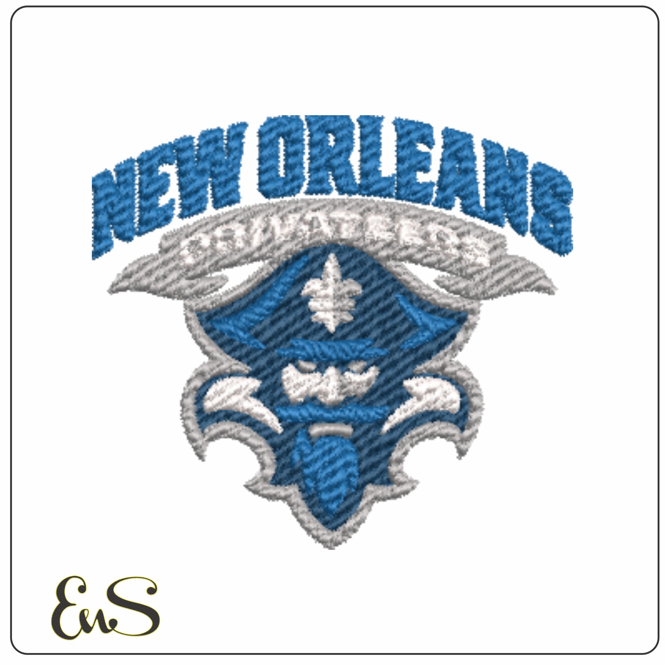 New Orleans Privateers men's basketball embroidery design - New Orleans Privateers State University embroidery machine pattern embroidery file - instant download