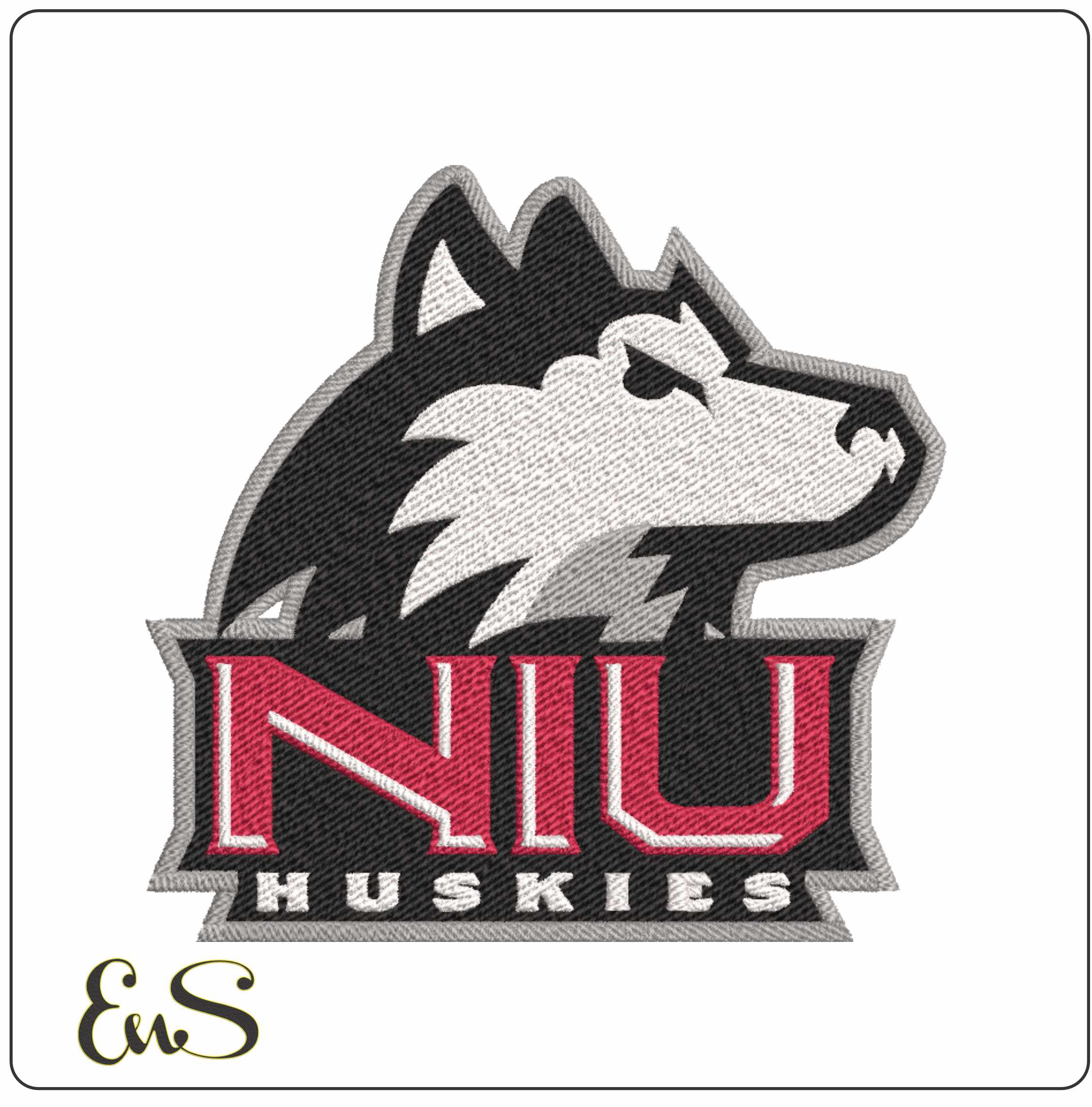 Northern Illinois Huskies State University embroidery design -Northern Illinois Huskies men's basketball embroidery machine pattern embroidery file - instant download