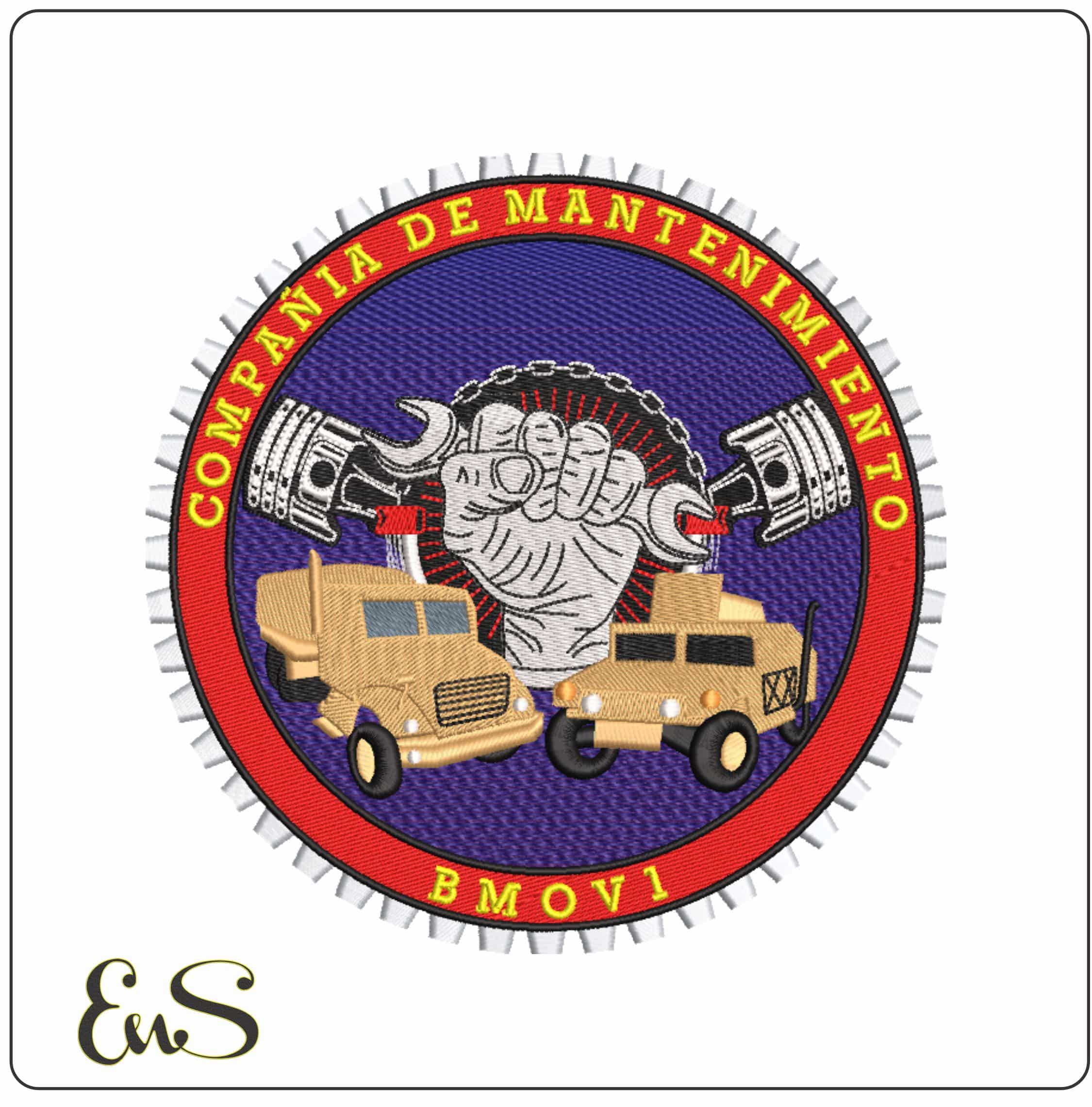 Military Vechile Repair - Elegant embroidery design file-instant download