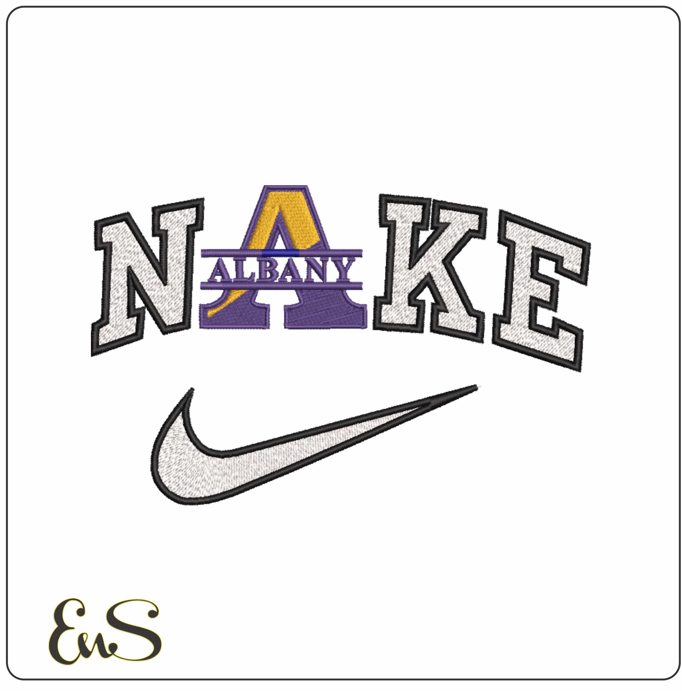 Nike Albany Great Danes 1993 2002 University - Elegant embroidery design file-instant download