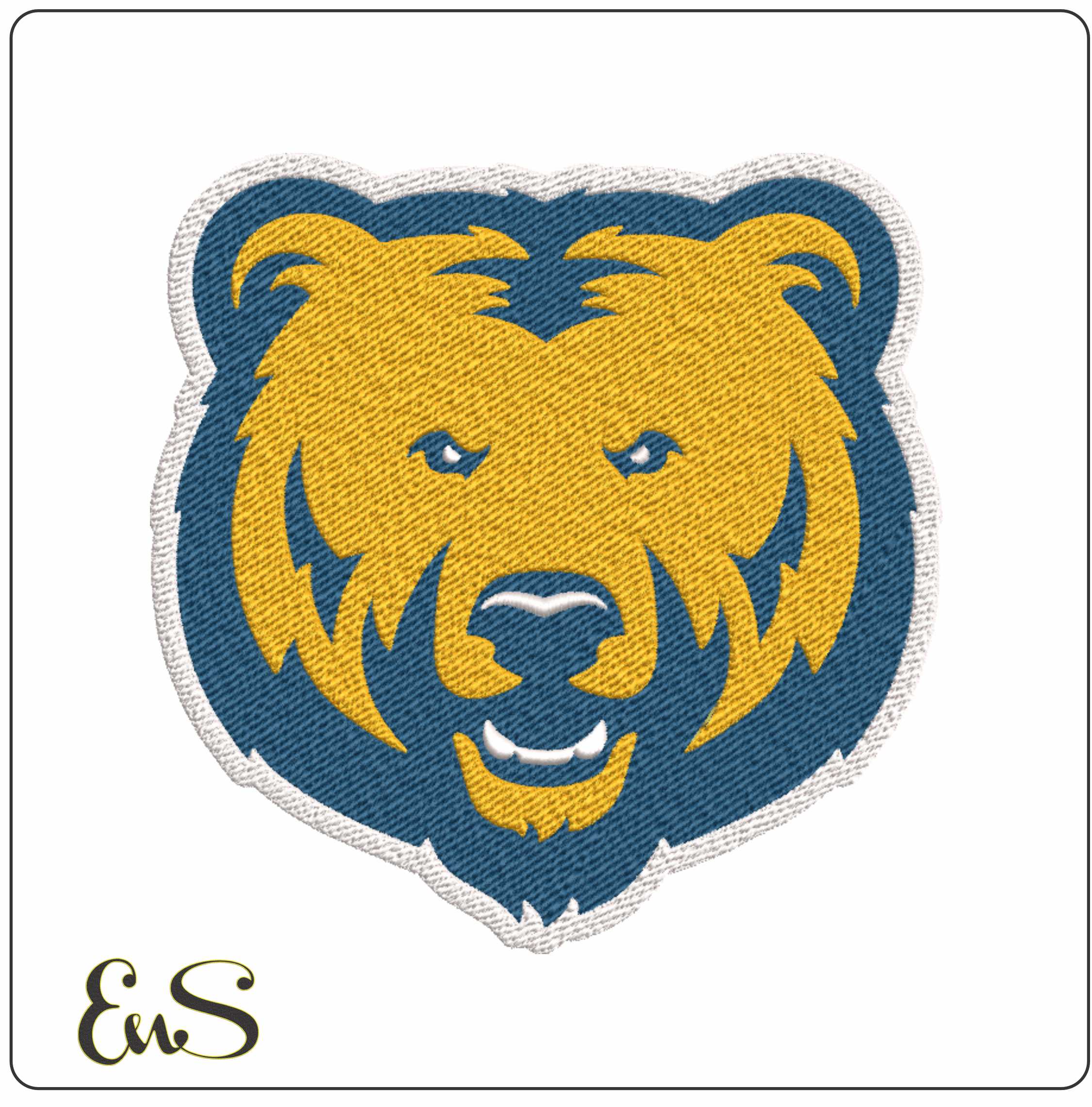 Northern Colorado Bears  University embroidery design -Northern Colorado Bears University, men's Football embroidery machine pattern embroidery file - instant download